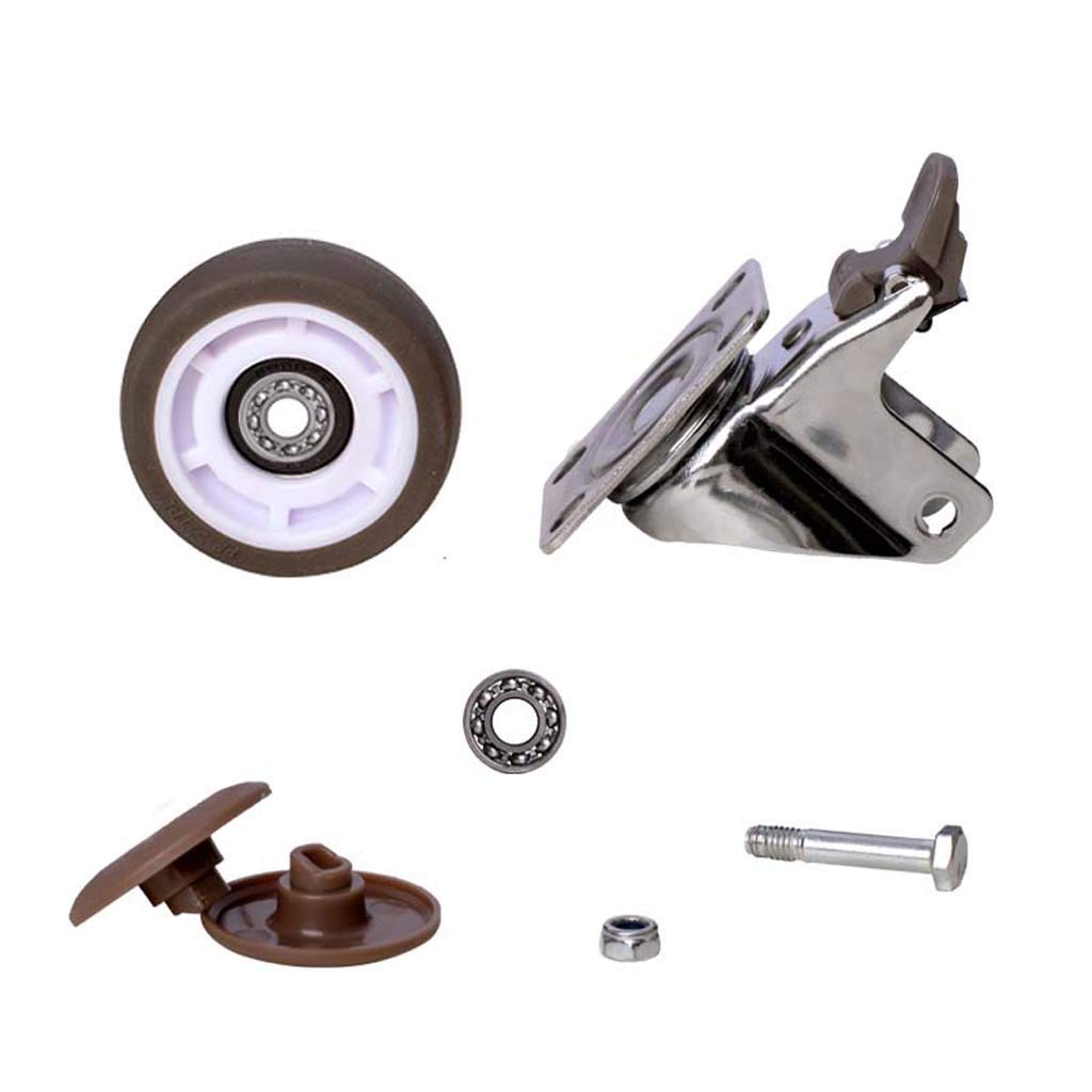 4-Pack 360° Universal Swivel Casters with Brake - 2