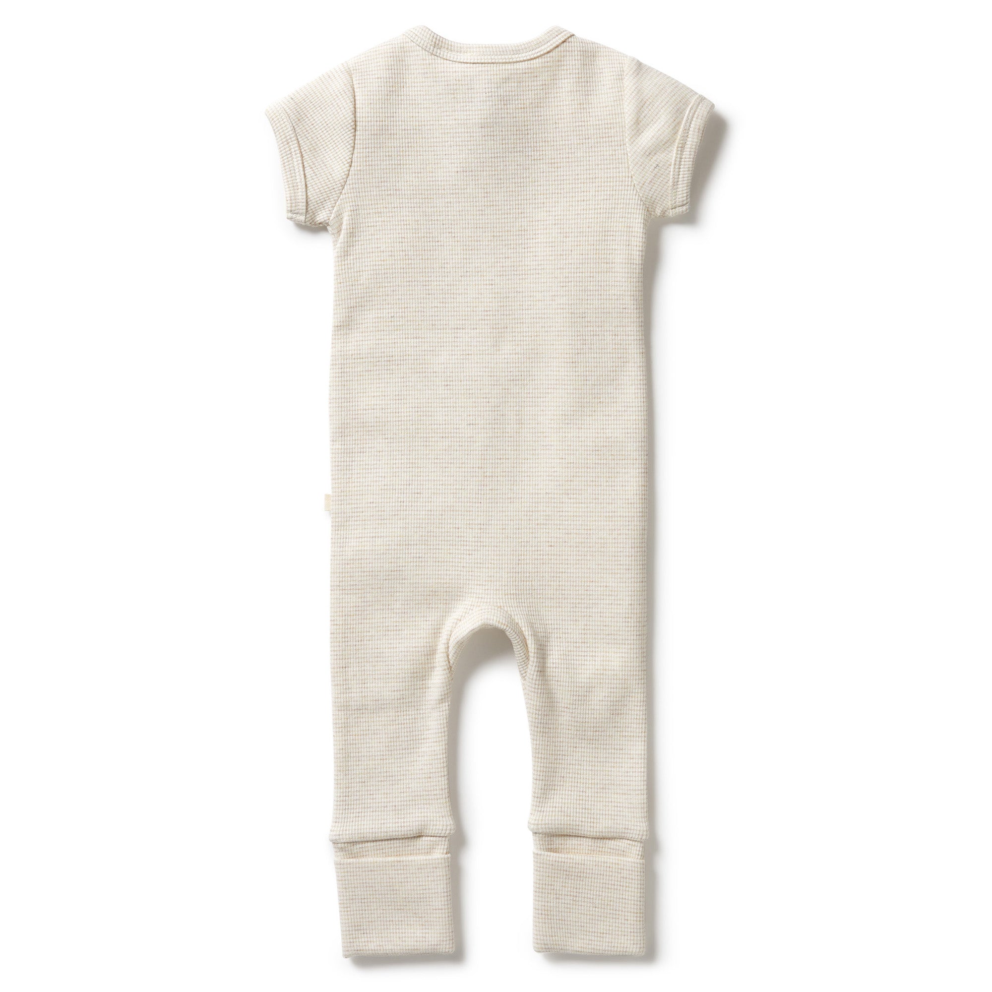 Organic Cotton Striped Rib Zipper Jumpsuit for Women - Soft & Comfortable One-Piece Outfit for Casual Wear, Lounge, and Travel