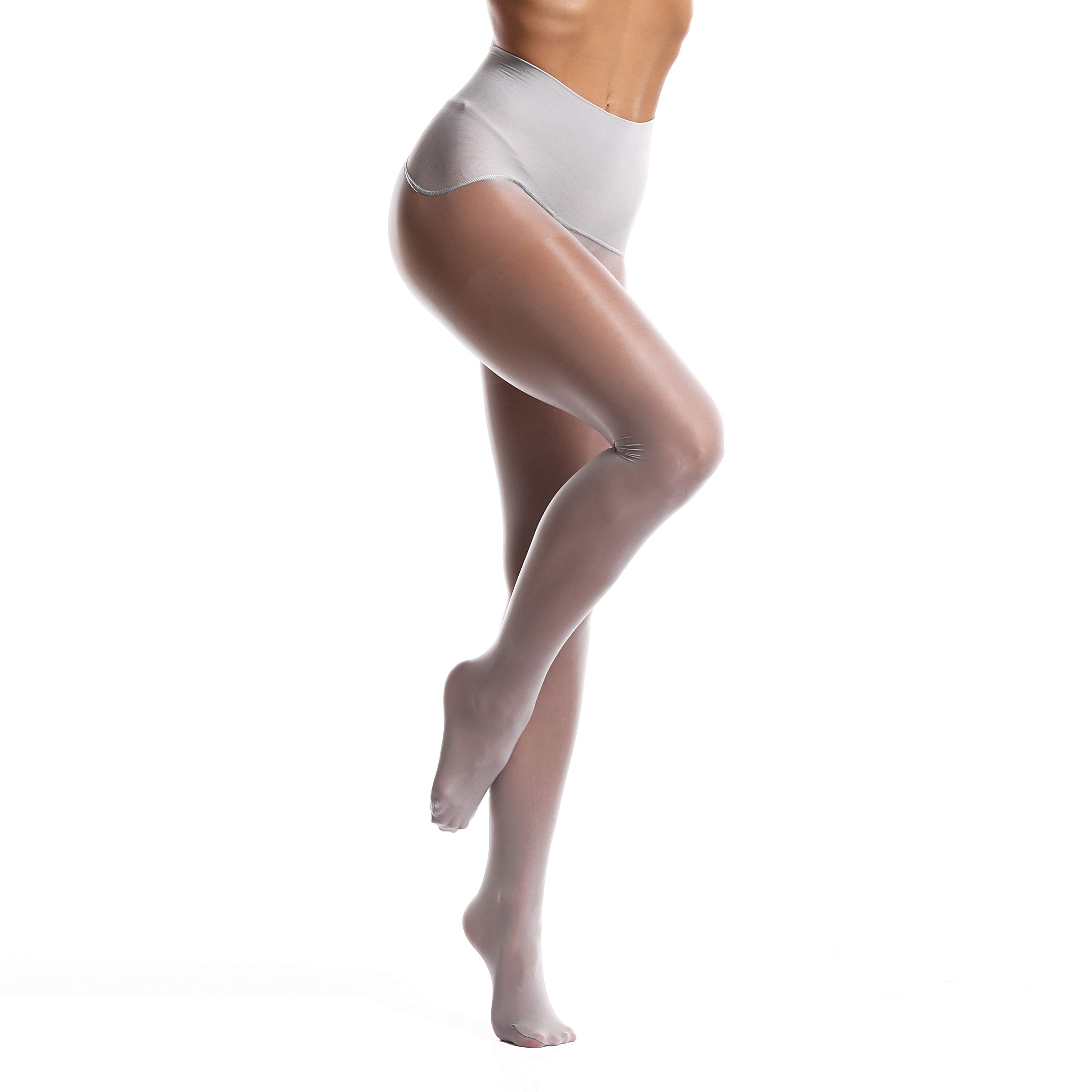 Frola Shiny Sheer Pantyhose for Women - 360° Seamless, High Waist Tights with Smooth Finish - Perfect for Office, Parties & Everyday Wear