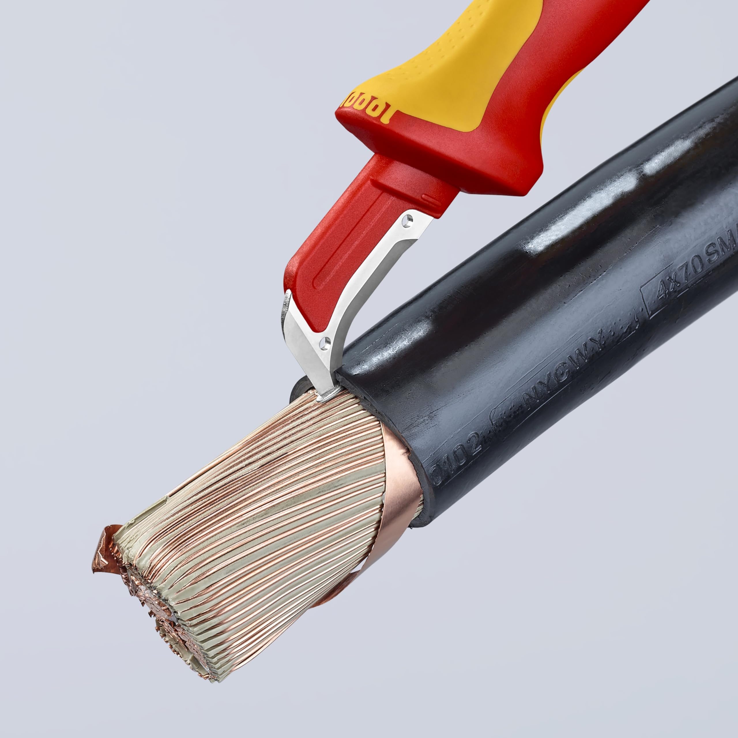KNIPEX Insulated Dismantling Knife 1000V for Electricians