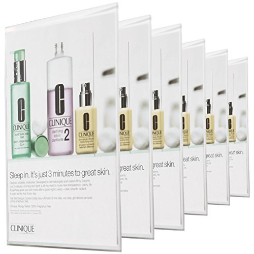 Clear Acrylic Sign Holder 8.5 x 11 Inches - Set of 12 Wall Display Stands for Documents, Menus & Posters | Plastic Frame for Business, Retail Stores & Restaurants | Perfect for Promotions, Events & Office Organization