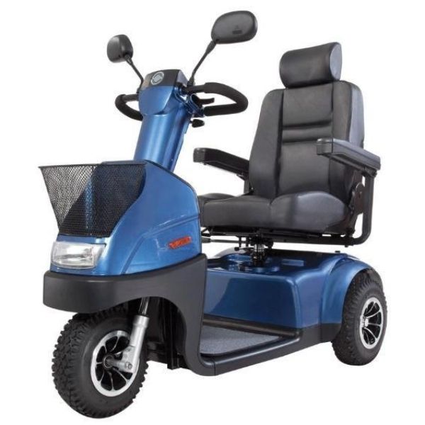 AFIKIM Afiscooter C3 3-Wheel Mobility Scooter for Adults - Lightweight Electric Scooter for Seniors & Disabled - Indoor/Outdoor Use for Shopping, Travel & Daily Mobility