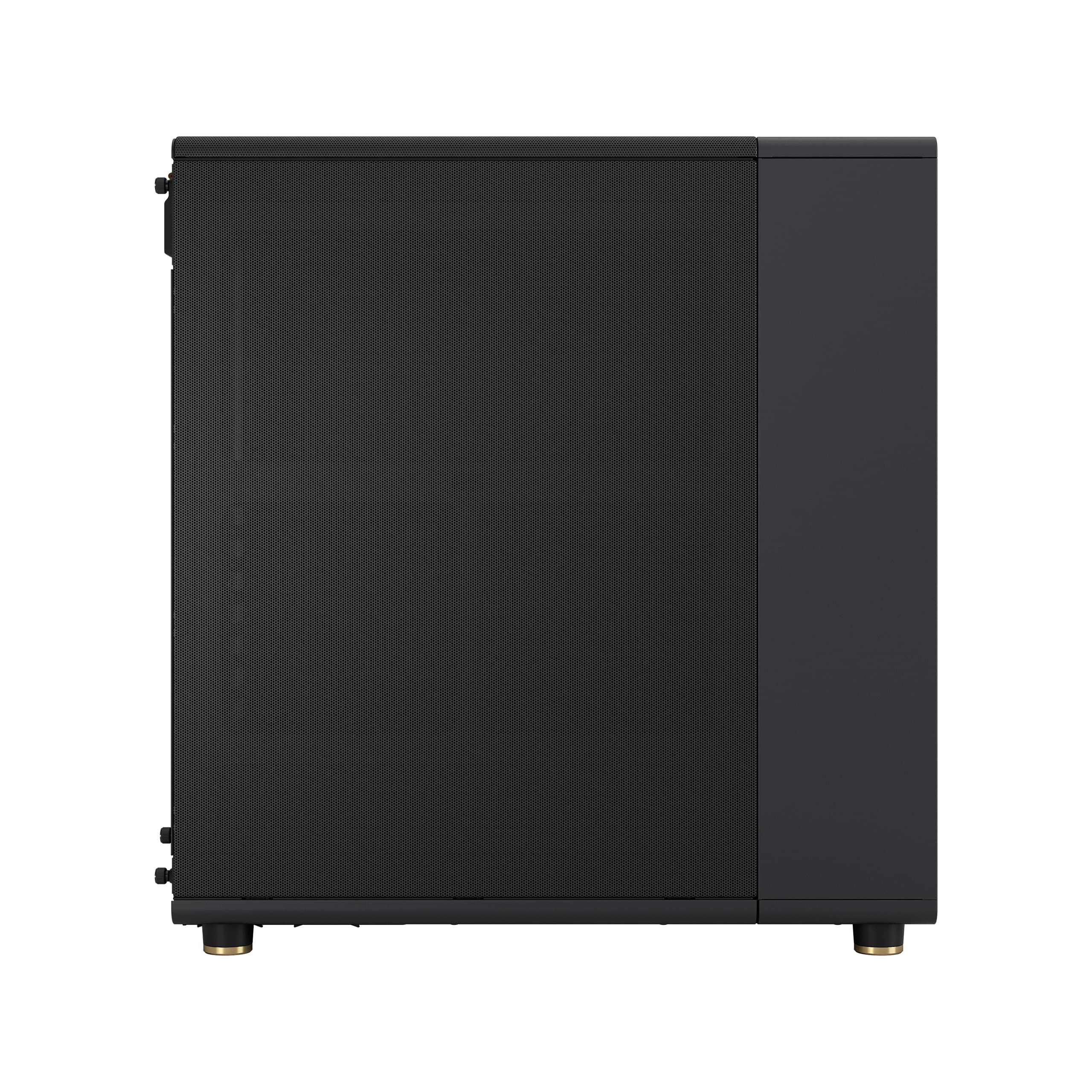 Fractal Design North ATX Mid Tower PC Case - Genuine Walnut Wood Front Panel, Mesh Side Panels, 2x140mm PWM Fans, USB-C - Premium Airflow Gaming Case (Charcoal Black) - Perfect for High-Performance Gaming PCs and Workstation Builds