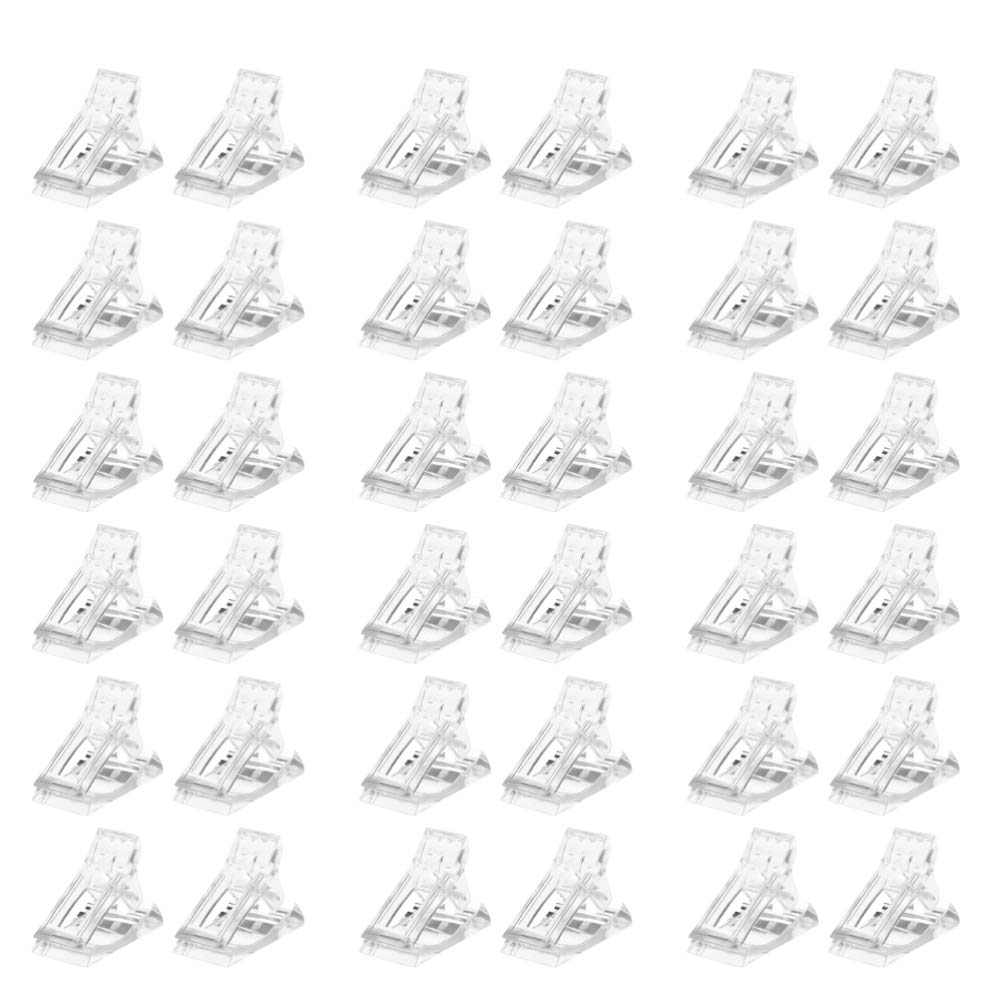 30pcs Nail Art Clips for Manicure & Nail Fixing - Salon & Home Use
