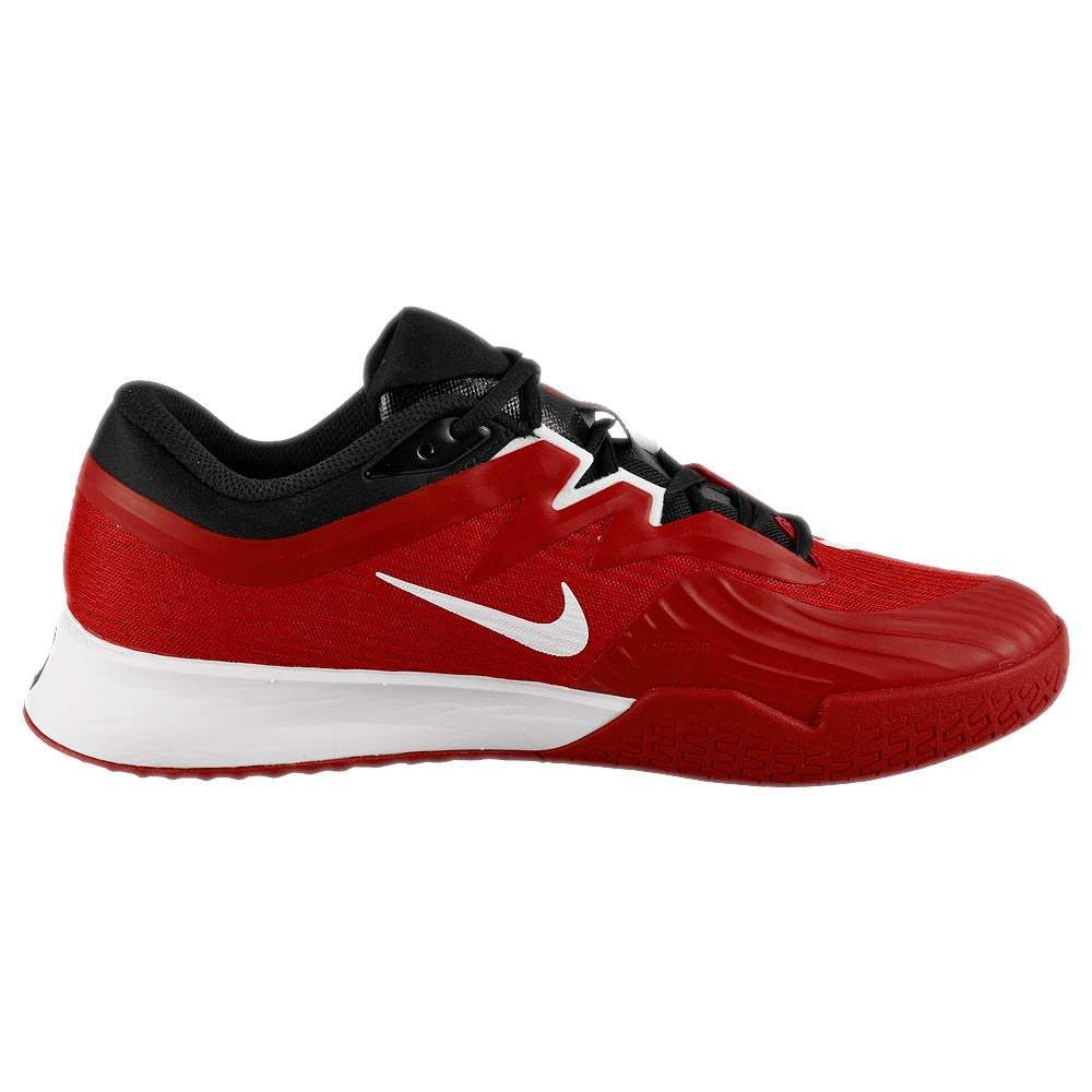 Nike Men's Air Zoom Vapor Pro 3 Tennis Shoes - University Red/White - Lightweight & Breathable for Competitive Play & Training