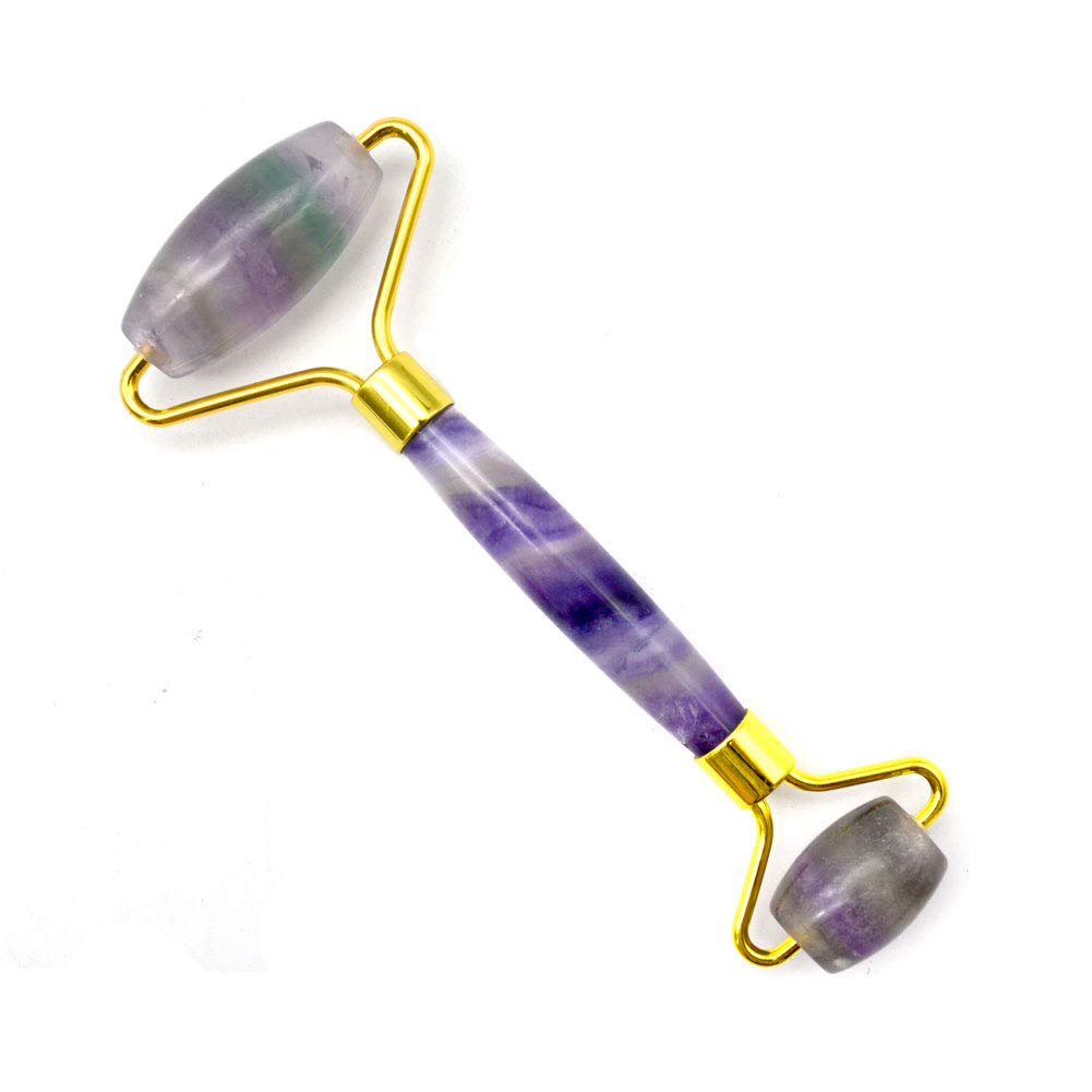 Natural Jade Roller & Gua Sha Set - Authentic Stone Facial Massage Tool for Anti-Aging, Wrinkle Reduction & Skin Tightening | Perfect for Daily Skincare Routine & Lymphatic Drainage at Home or Spa