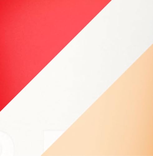 red, clear, orange