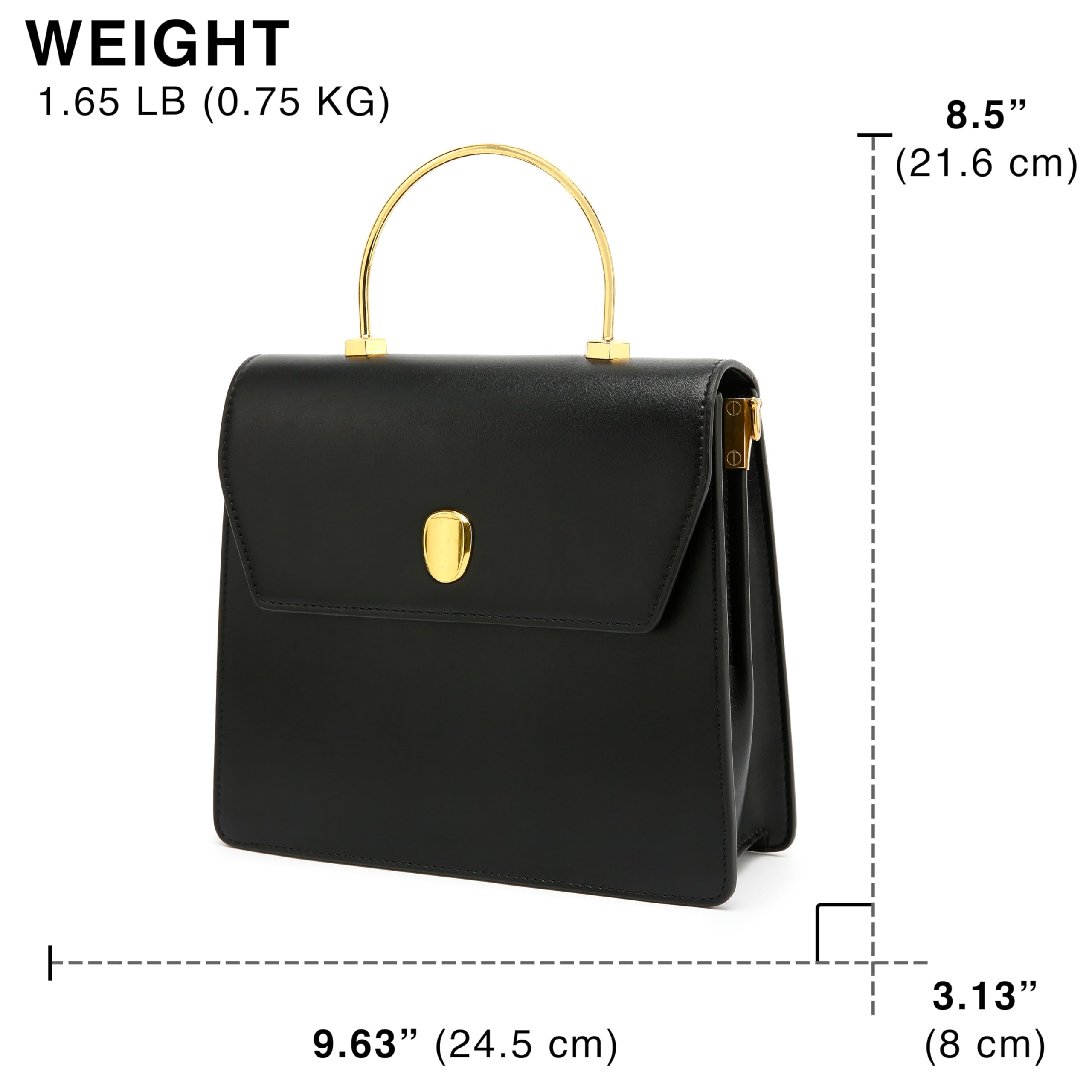 Scarleton Women's Crossbody Bags - Structured Mini Satchel Purse with Top Handle Shoulder Strap (H2077) | Fashionable & Functional for Work, Travel & Everyday Use