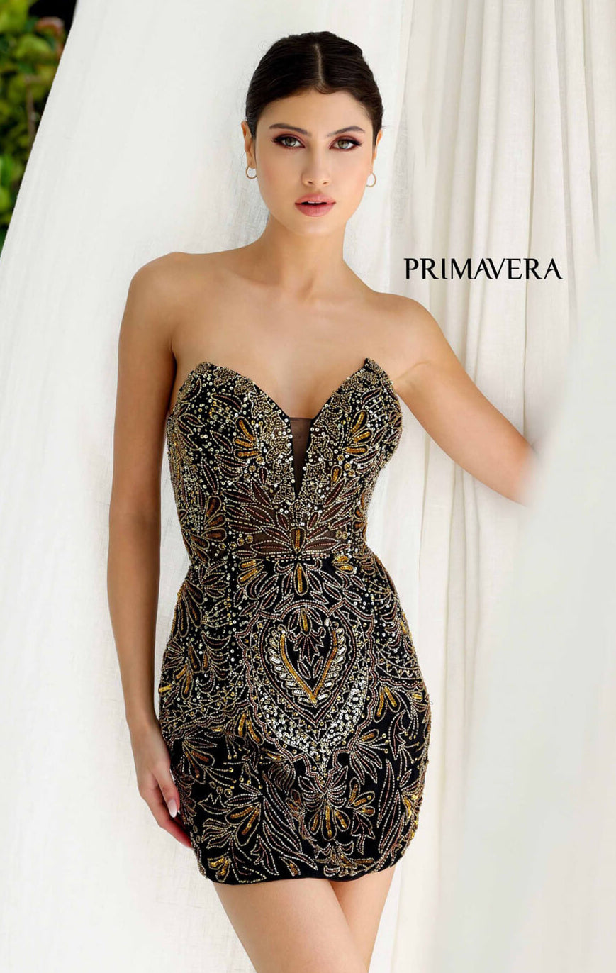 Primavera Art Deco Inspired Beaded Mini Dress - Vintage 1920s Flapper Style Party Dress for Women - Perfect for Cocktail Parties, Weddings & Special Occasions