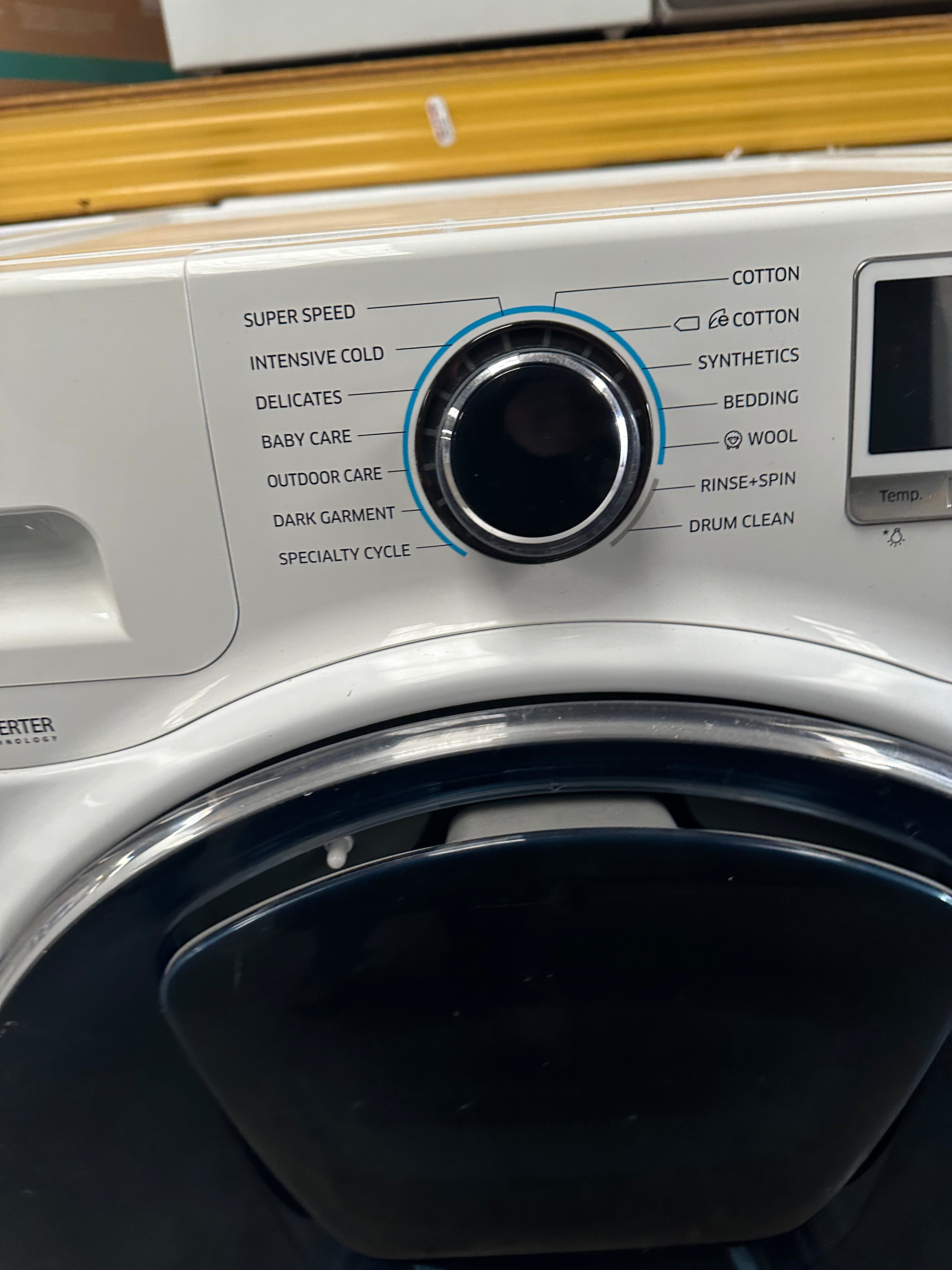 Refurbished Samsung AddWash 11kg Front Load Washing Machine - Large Capacity, Eco-Friendly, Smart Home Compatible for Apartments & Laundry Rooms