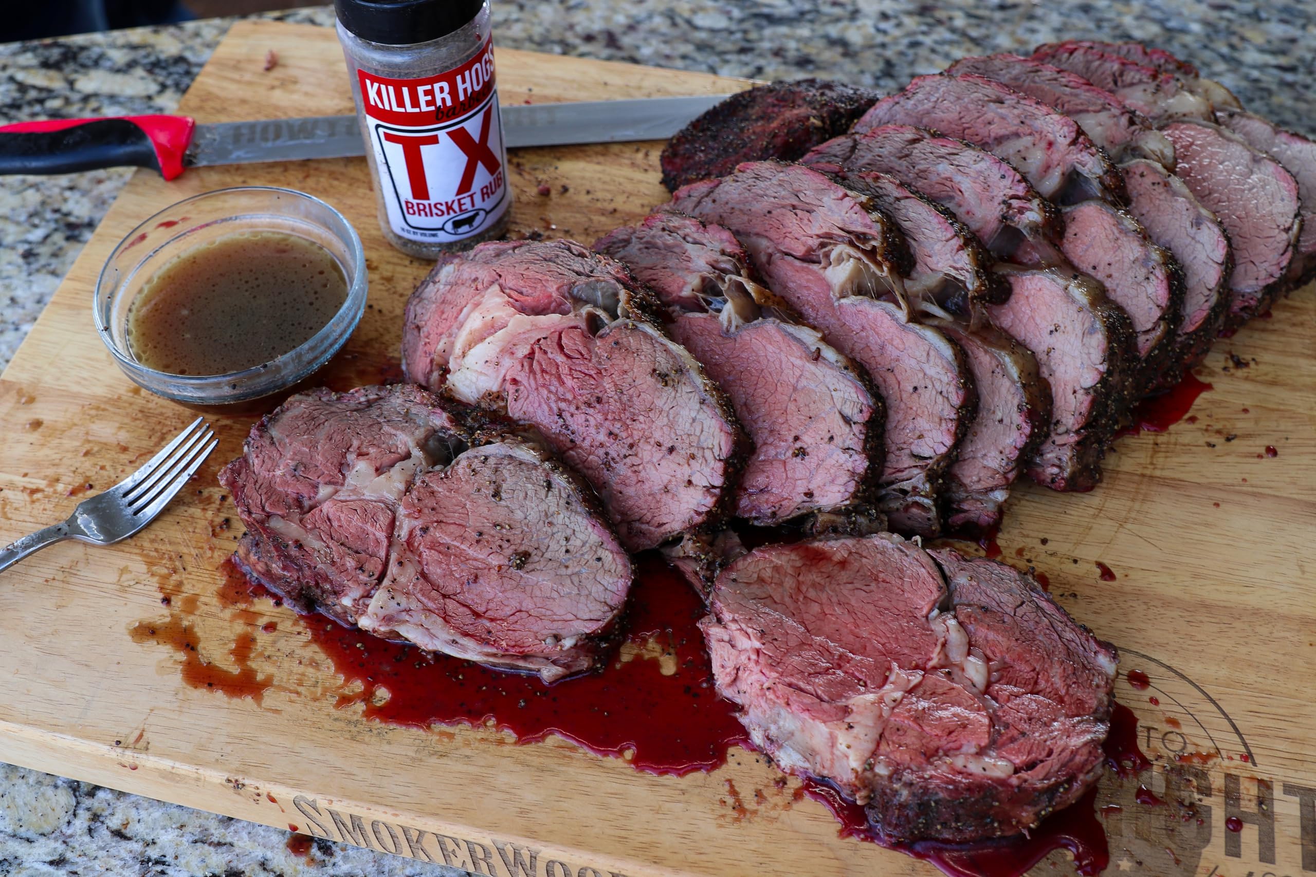 Killer Hogs BBQ TX Brisket Rub - Championship BBQ Seasoning for Texas Brisket, Ribs, Steaks & Turkey | 16.3 oz Premium Grill Rub | Perfect for Smoking, Grilling & Outdoor Cooking