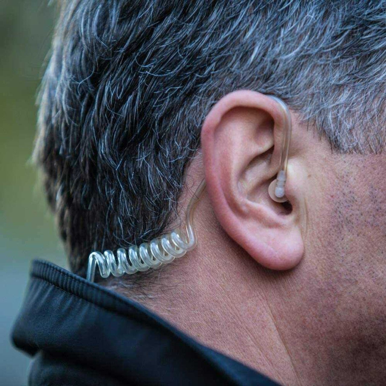 Klein Director 2 Wire Surveillance PTT Earpiece - Professional Covert Communication Device for Security & Law Enforcement - Ideal for Undercover Operations & Surveillance Teams