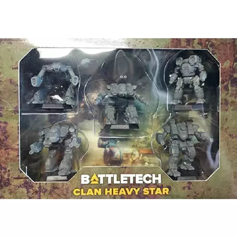 BattleTech: Clan Heavy Star - Premium Tabletop Miniatures for Wargaming & Strategy Games | Perfect for Collectors & Competitive Play
