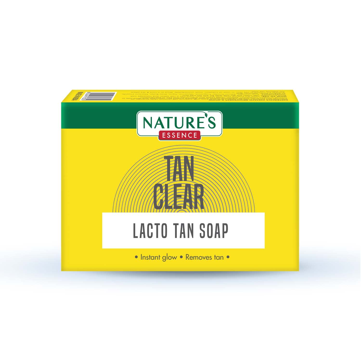 Nature's Essence Tan Clear Lacto Tan Soap - 75g Natural Skin Brightening Soap for Bath & Shower | Gentle Exfoliation & Even Skin Tone | Perfect for Daily Use & Glowing Complexion