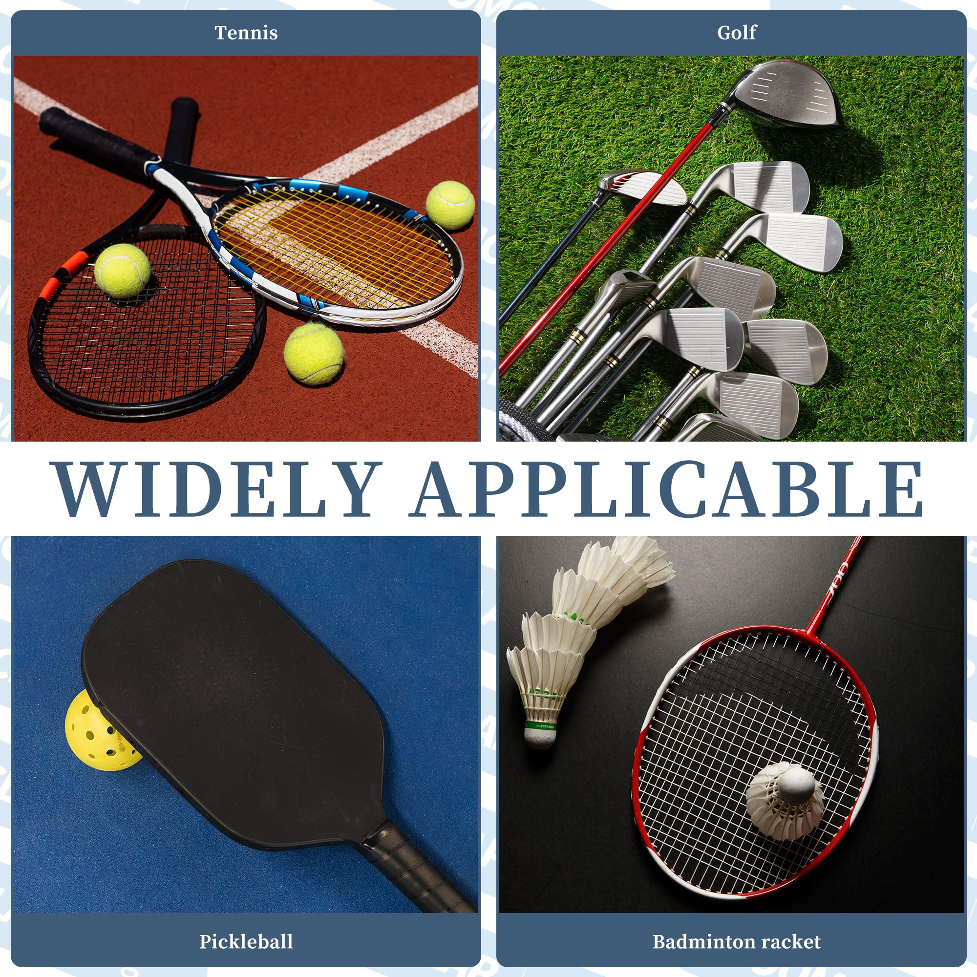 BOOMCLAP 10-Pack 3g Pickleball Lead Tape Strips - Weighted Tungsten Tape for Paddles to Boost Power & Swing Speed - Edge Guard Application - Black - Perfect for Tournament Play & Practice Sessions