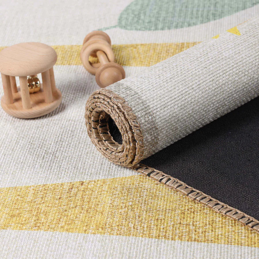 Non-Slip Animal Safari Play Mat - Soft Kids Playroom Rug for Nursery, Daycare & Bedroom - Perfect for Playtime, Learning & Floor Protection
