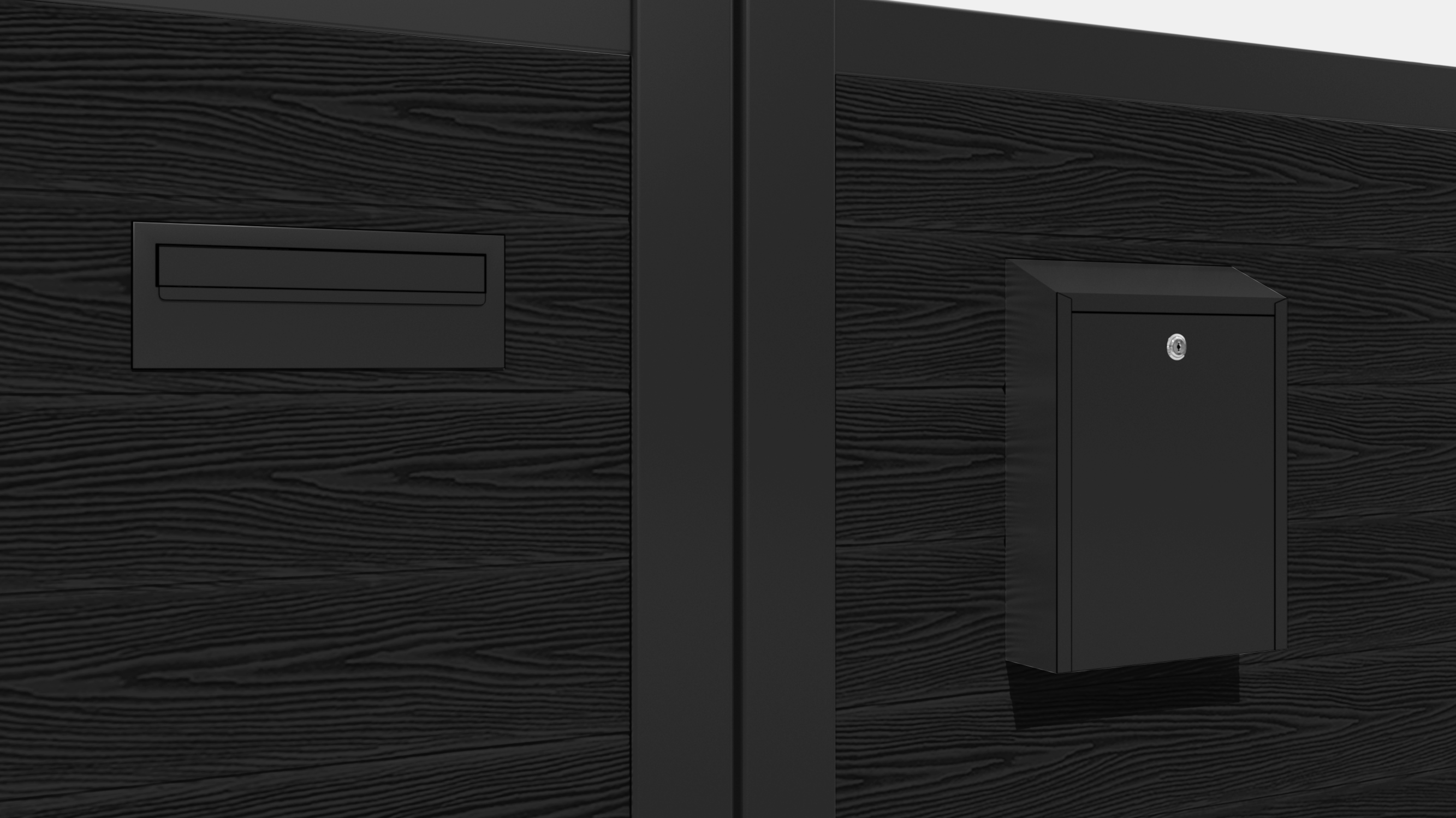 Classic Linea Straight Top Driveway Gate - Black Powder Coated Steel with Middle Screen for Enhanced Security | Perfect for Residential Driveways, Estate Entrances & Commercial Properties