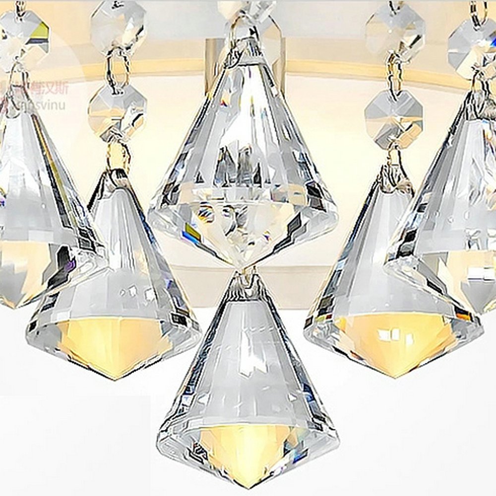 Modern Chrome Finish Acrylic Glass 3-Light Pendant Chandelier for Dining Room - Perfect for Kitchen Island, Breakfast Nook & Contemporary Home Decor