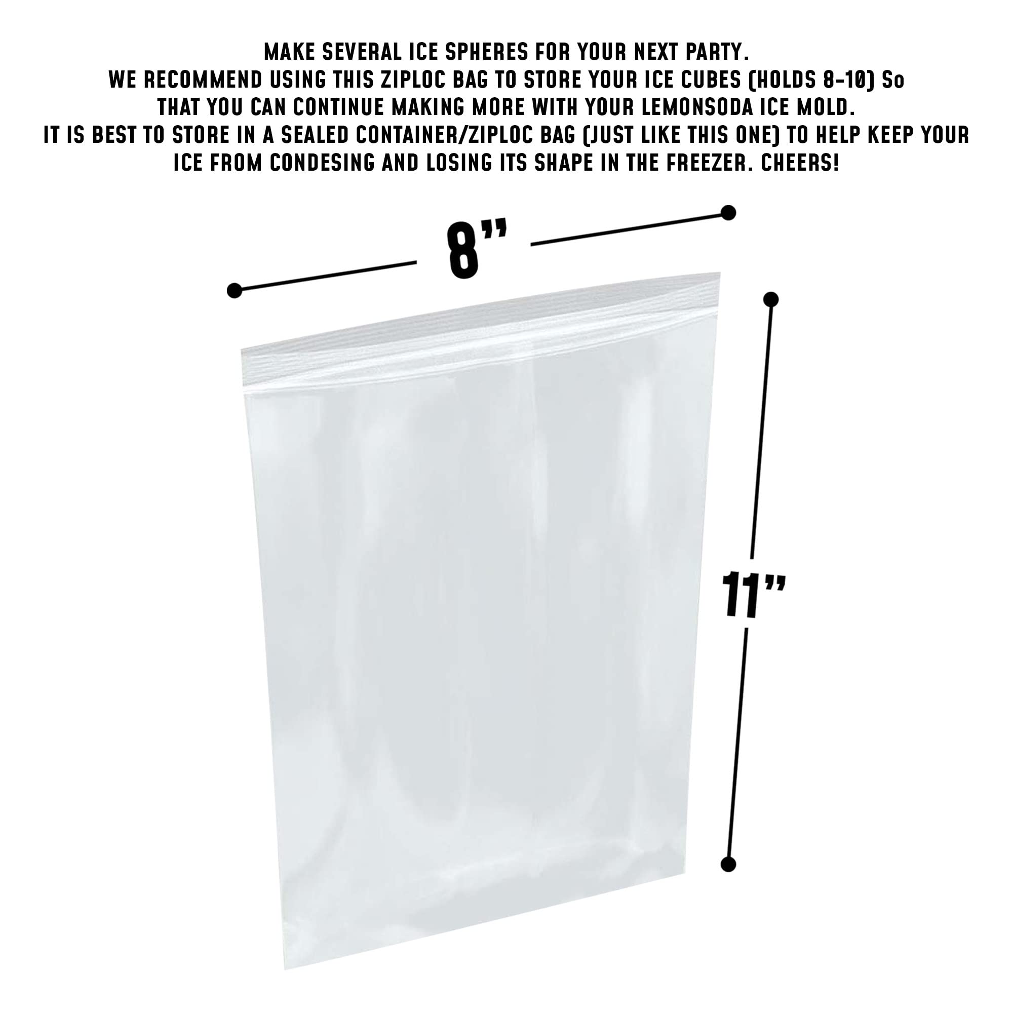 Premium Clear Ice Ball Maker - 2 Large 2.4
