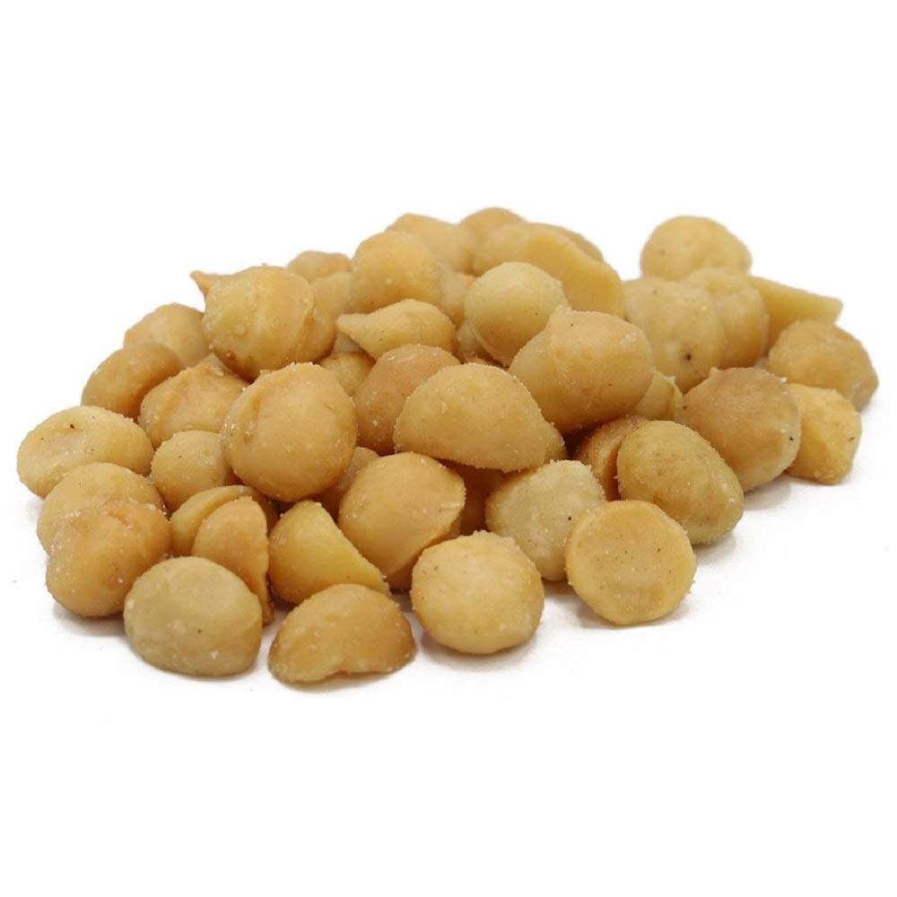 Premium Dry Roasted Macadamia Nuts with Sea Salt (1 Lb) - Small Batch Oven Roasted for Maximum Freshness - Vegan, Keto & Paleo Friendly Snacks - Farm Fresh Nuts Brand - Perfect for Healthy Snacking, Baking & Gift Giving