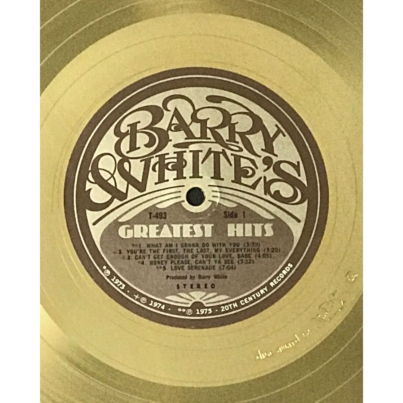 Barry White Greatest Hits CD - RIAA Certified Gold Album Award - Perfect for Romantic Evenings & Music Collectors
