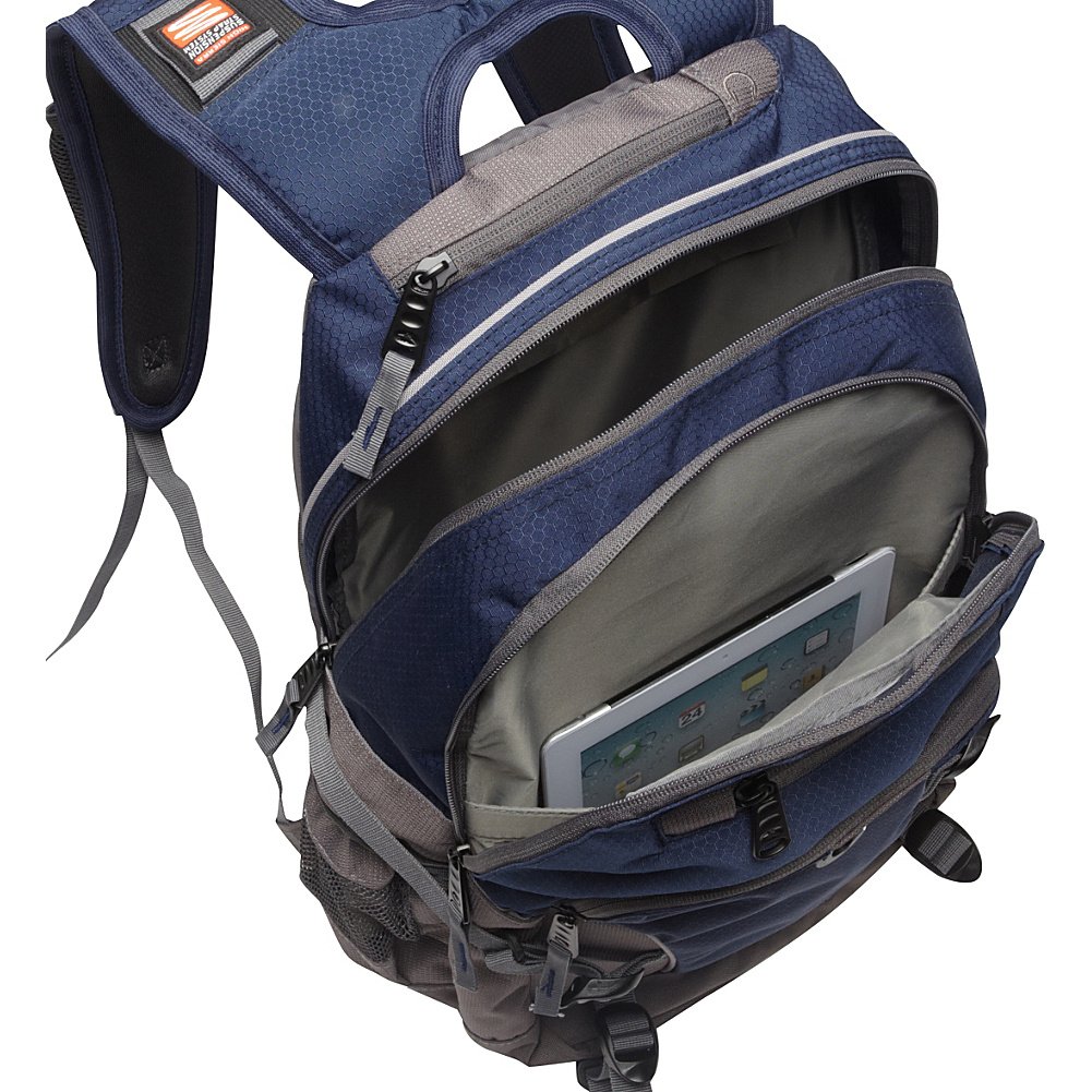 High Sierra Loop Backpack - Durable Travel & Work Laptop Backpack with Tablet Sleeve, One Size, Silver Heather - Perfect for Commuting, Hiking & Business Trips