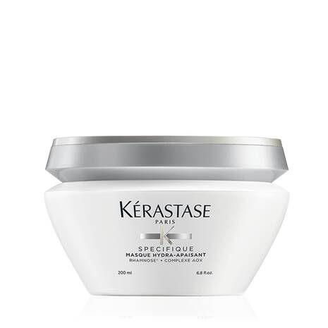 Kerastase Specifique Hydra Apaisant Hydrating & Soothing Hair Mask for Dry & Sensitive Scalp - Deep Moisture Treatment for Damaged Hair at Home or Salon Use