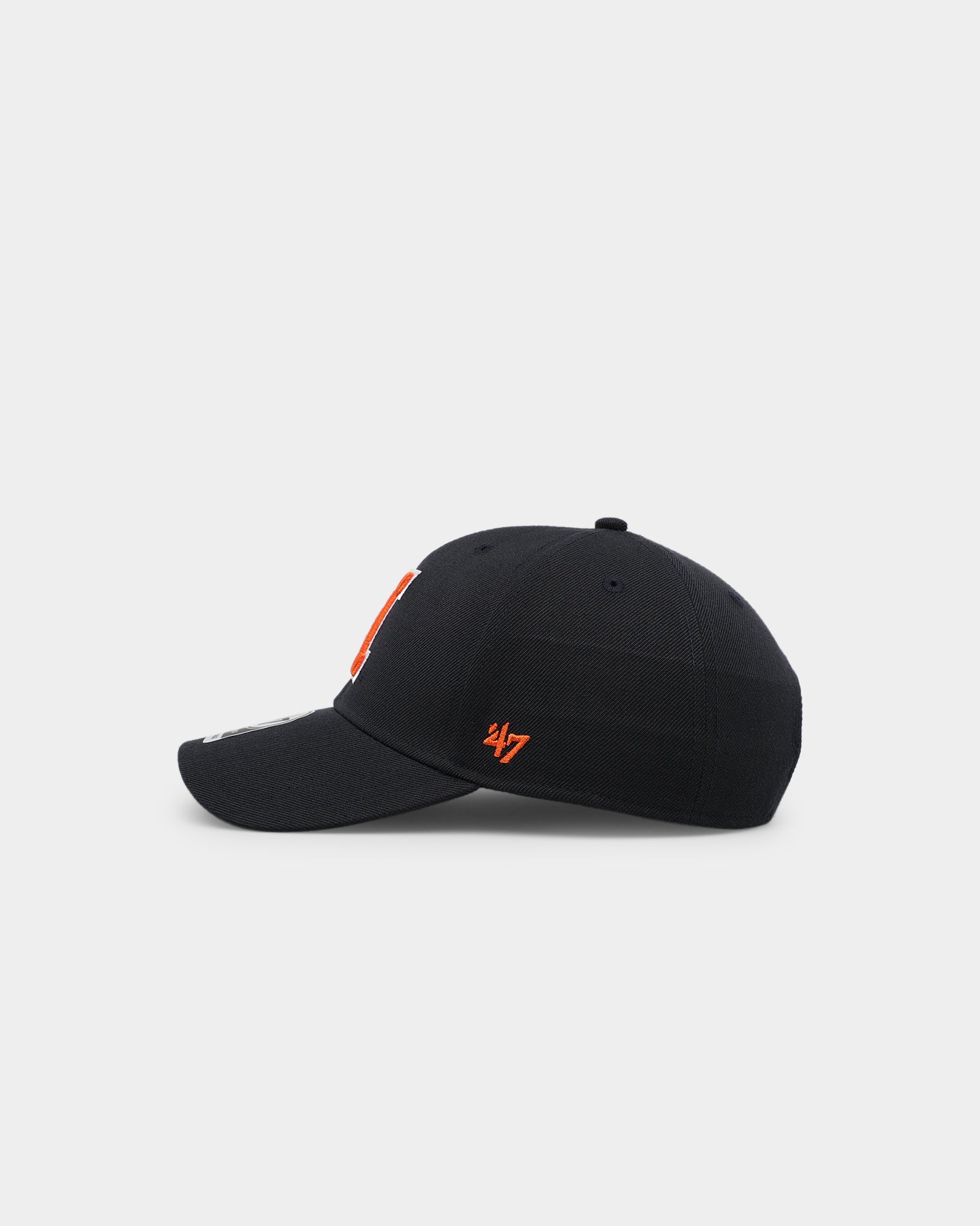47 Brand Illinois Fighting Illini '47 MVP Adjustable Strapback Hat - Navy Blue | NCAA College Fan Gear for Men & Women | Perfect for Game Day, Tailgating & Casual Wear