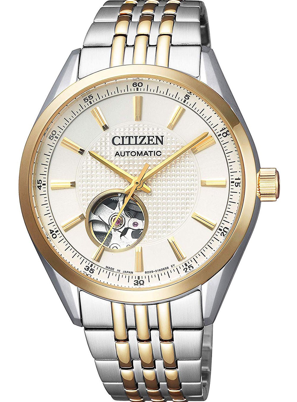 CITIZEN NH9114-81P Mechanical Watch for Men - Japanese Made JDM Collection - Perfect for Business, Formal & Everyday Wear