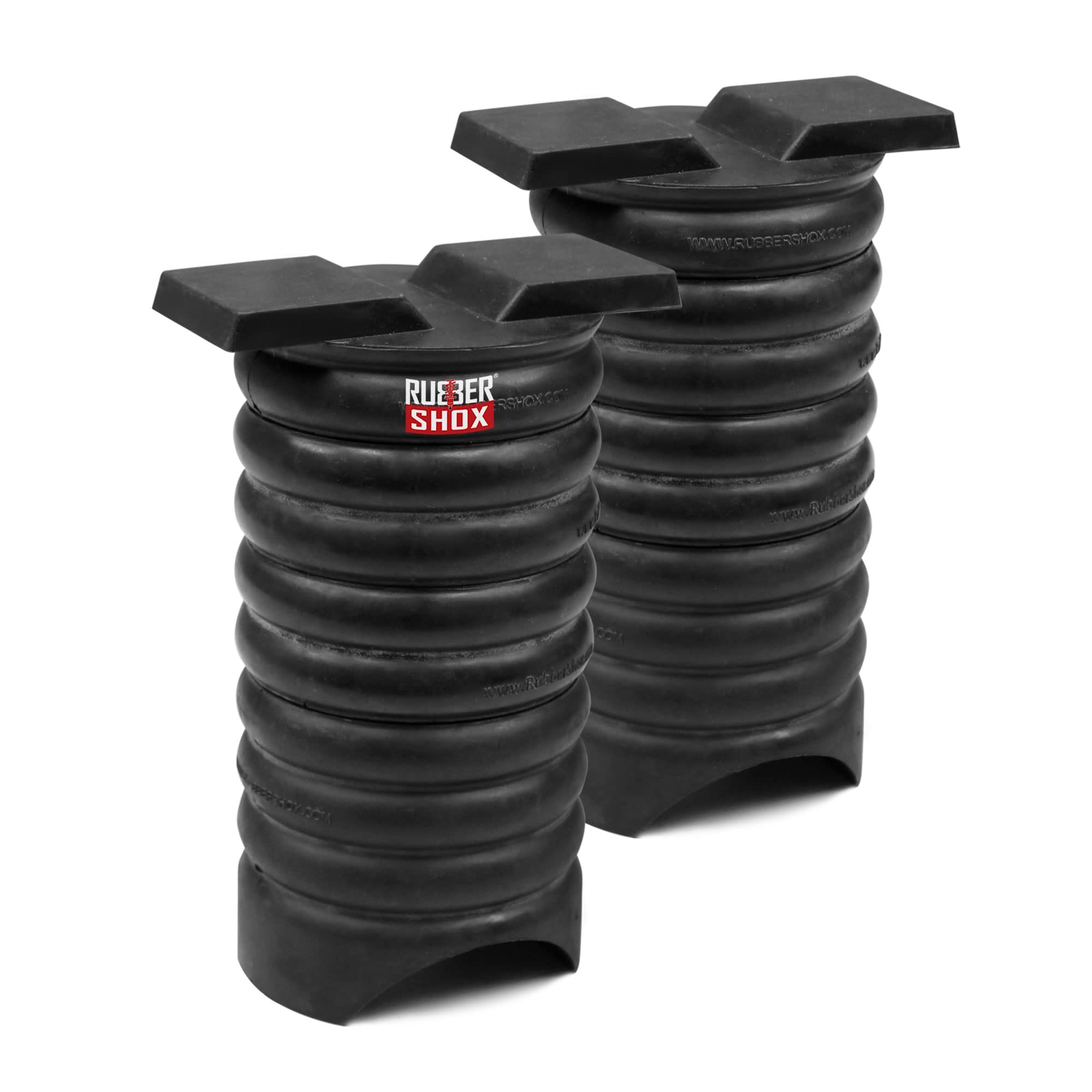 RubberShox Modular Natural Rubber Rear Bump Stop for Mercedes Benz Sprinter 2500/3500 | Heavy Duty Suspension Upgrade | 8000 lbs Load Capacity at 50% Compression (7