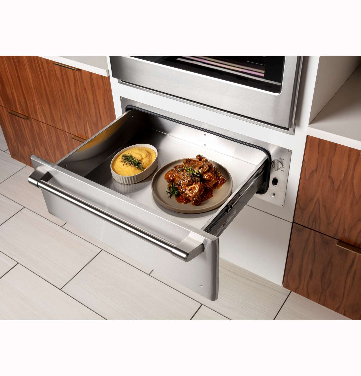 30-Inch Matte Black Warming Drawer for Coffee Shops & Restaurants - 1.9 Cu Ft Capacity (Model CTW900P3PD1) - Perfect for Keeping Food Warm & Pastries Fresh in Commercial Kitchens