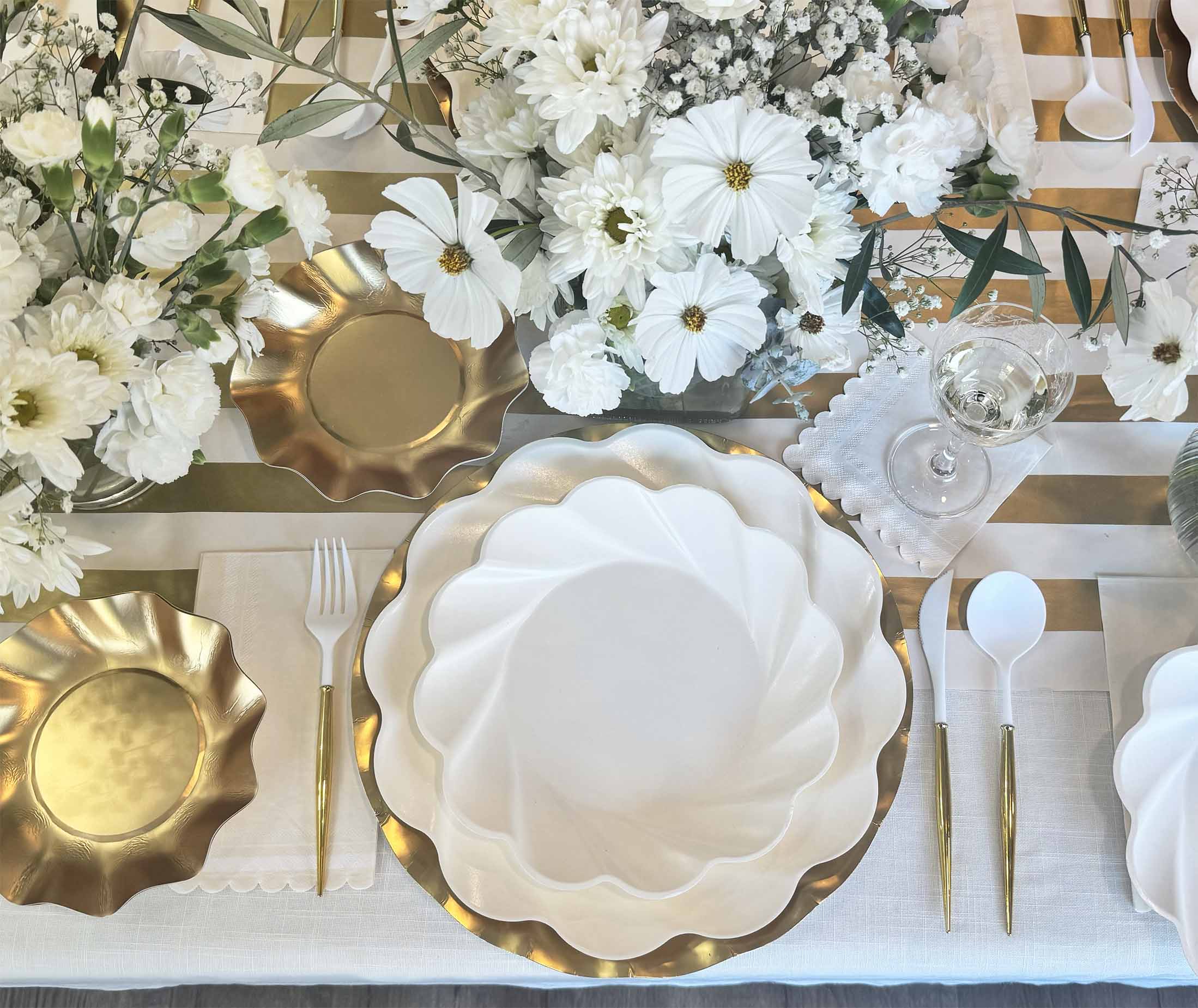 Elegant Cream & Gold Sukkot Tablescape Set - Premium Holiday Table Decor for Jewish Festivals & Celebrations - Perfect for Sukkot Dinners, Family Gatherings & Special Occasions