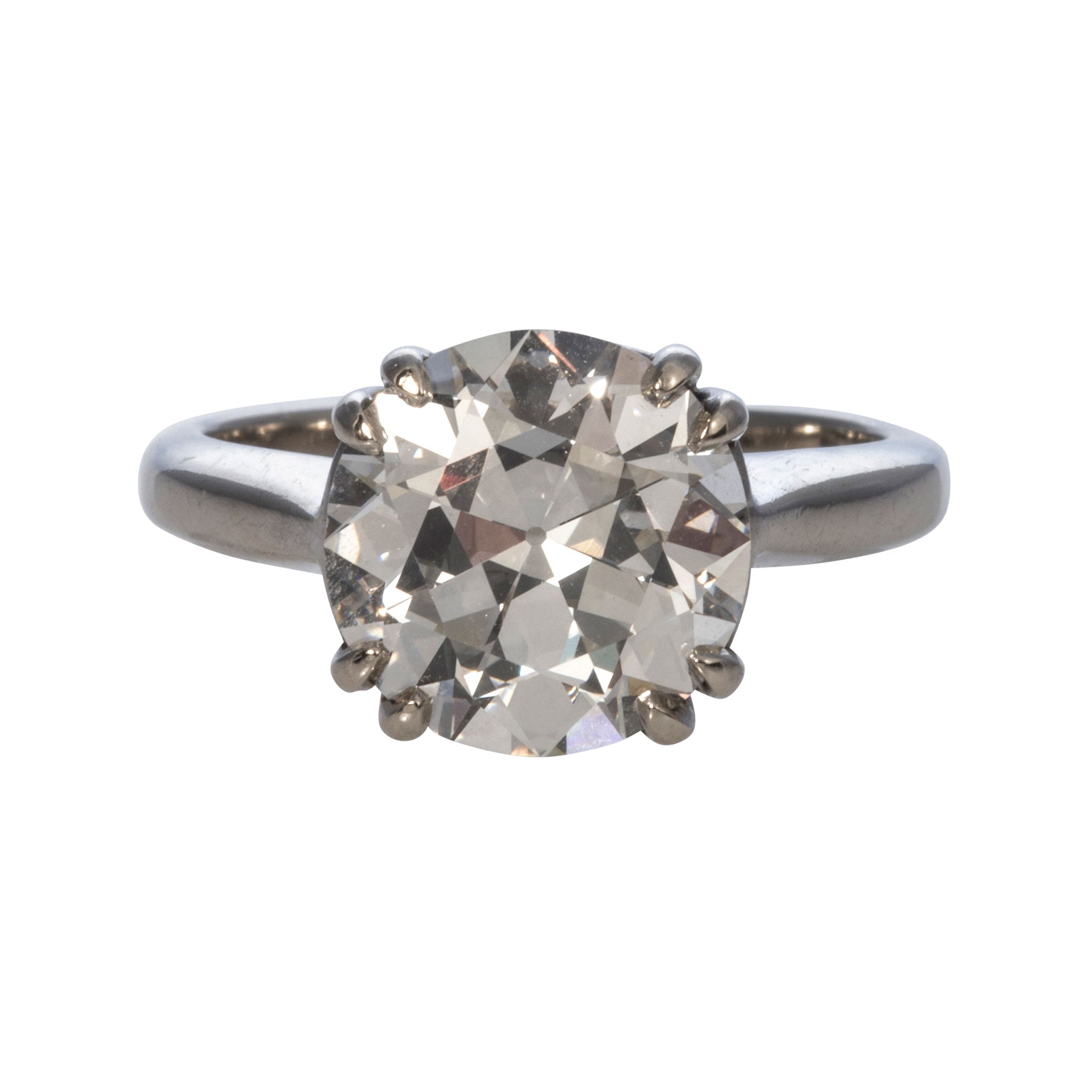 3.21ct Vintage Transitional Cut Diamond Solitaire Engagement Ring - Perfect for Proposals, Anniversaries & Special Occasions