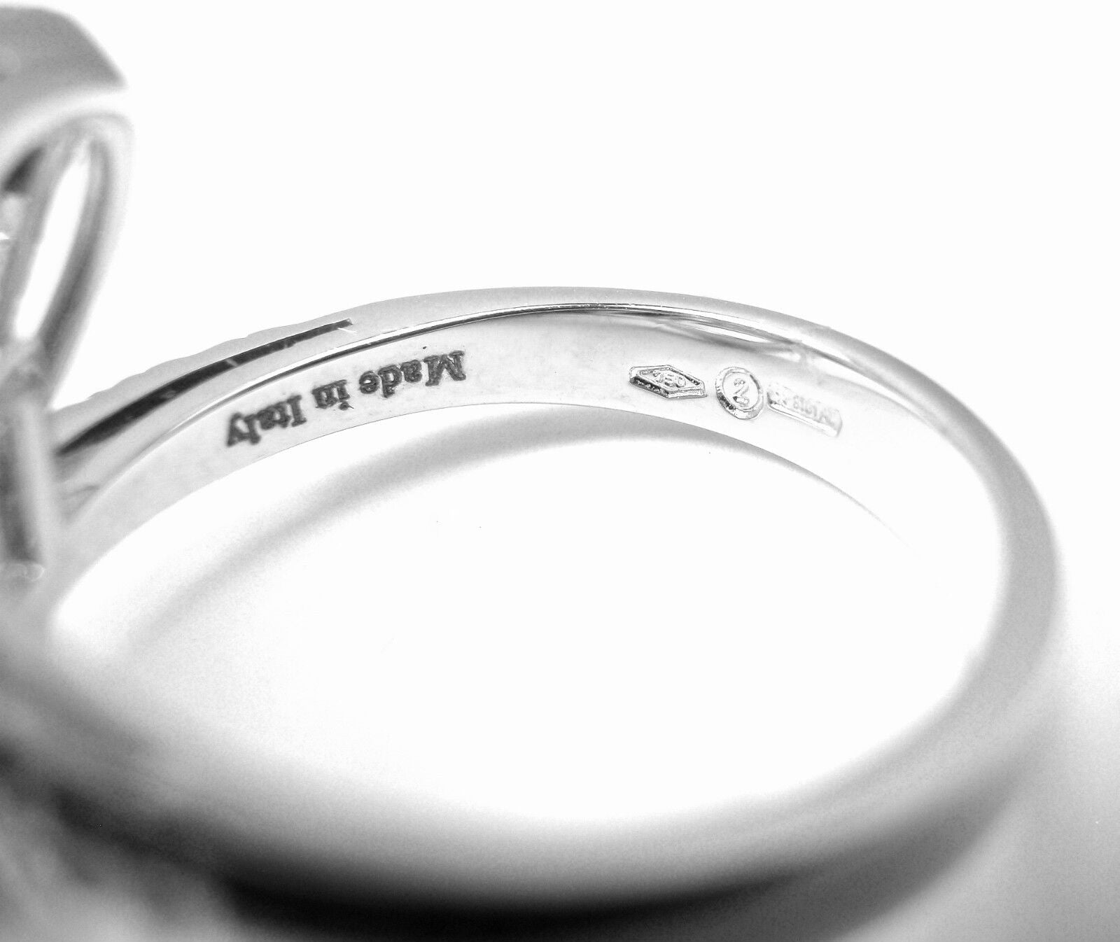 Authentic Damiani Madeira 18k White Gold 0.80ct Diamond Ring with Certificate - Luxury Italian Jewelry for Women, Perfect for Engagement, Anniversary & Special Occasions
