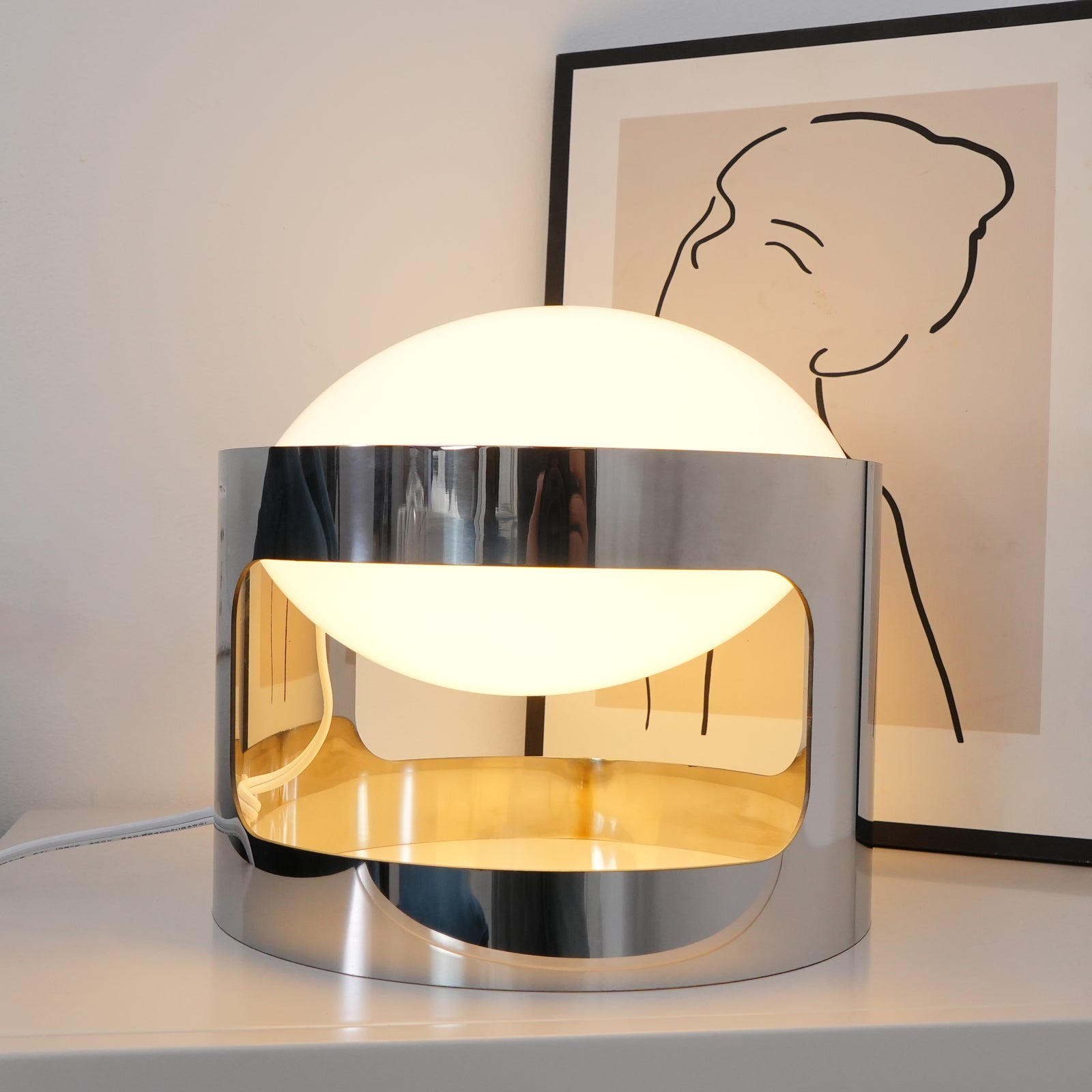 KD27 Modern Table Lamp - Stylish LED Nightstand Lamp for Bedroom, Living Room & Office - Soft Warm White Light, Touch Control, Energy Efficient