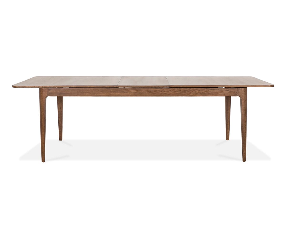 Modern Extendable Dining Table for 6 to 8 People - Solid Wood Expandable Table with Leaf - Perfect for Family Gatherings & Dinner Parties