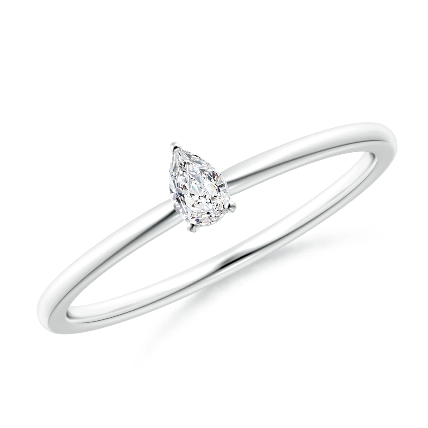 Exquisite 0.18 Carat Natural Diamond Engagement Ring (H Color, SI2 Clarity) - Perfect for Proposals, Anniversaries & Romantic Occasions