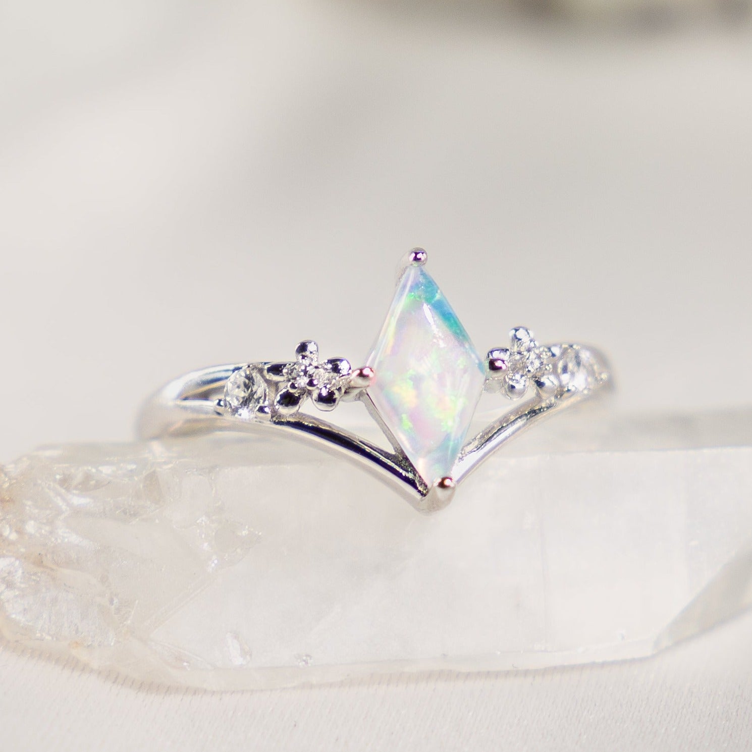 Iridessa Ring - Elegant & Dainty Women's Fashion Jewelry for Everyday Wear & Special Occasions
