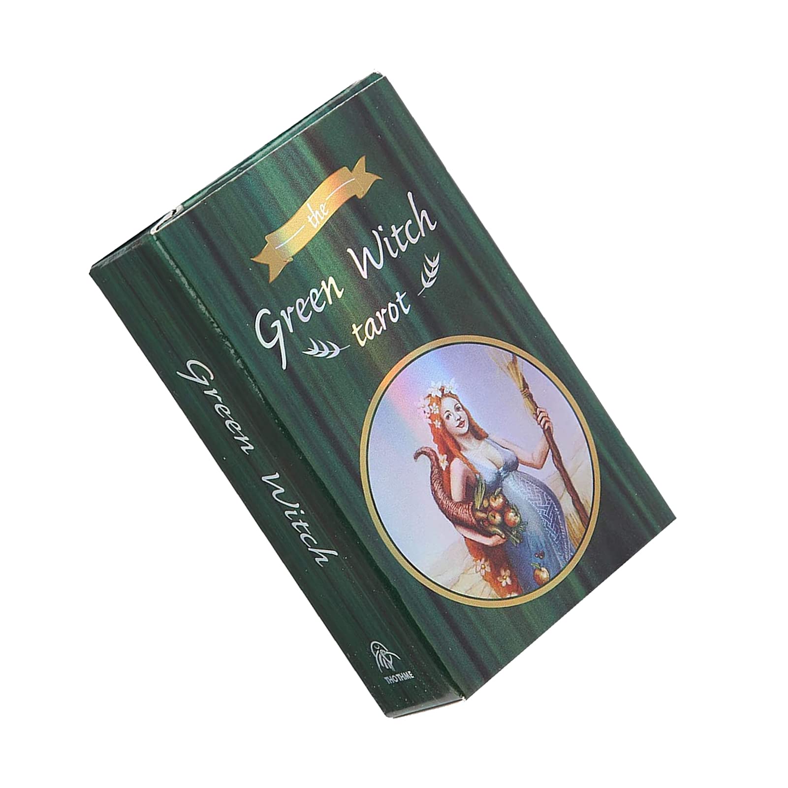 Yitengteng 78-Card Tarot Deck for Beginners - Cute English Fortune Telling Cards for Adults & Kids - Holographic Divination Game Set - Perfect for Meditation, Spiritual Guidance & Party Entertainment