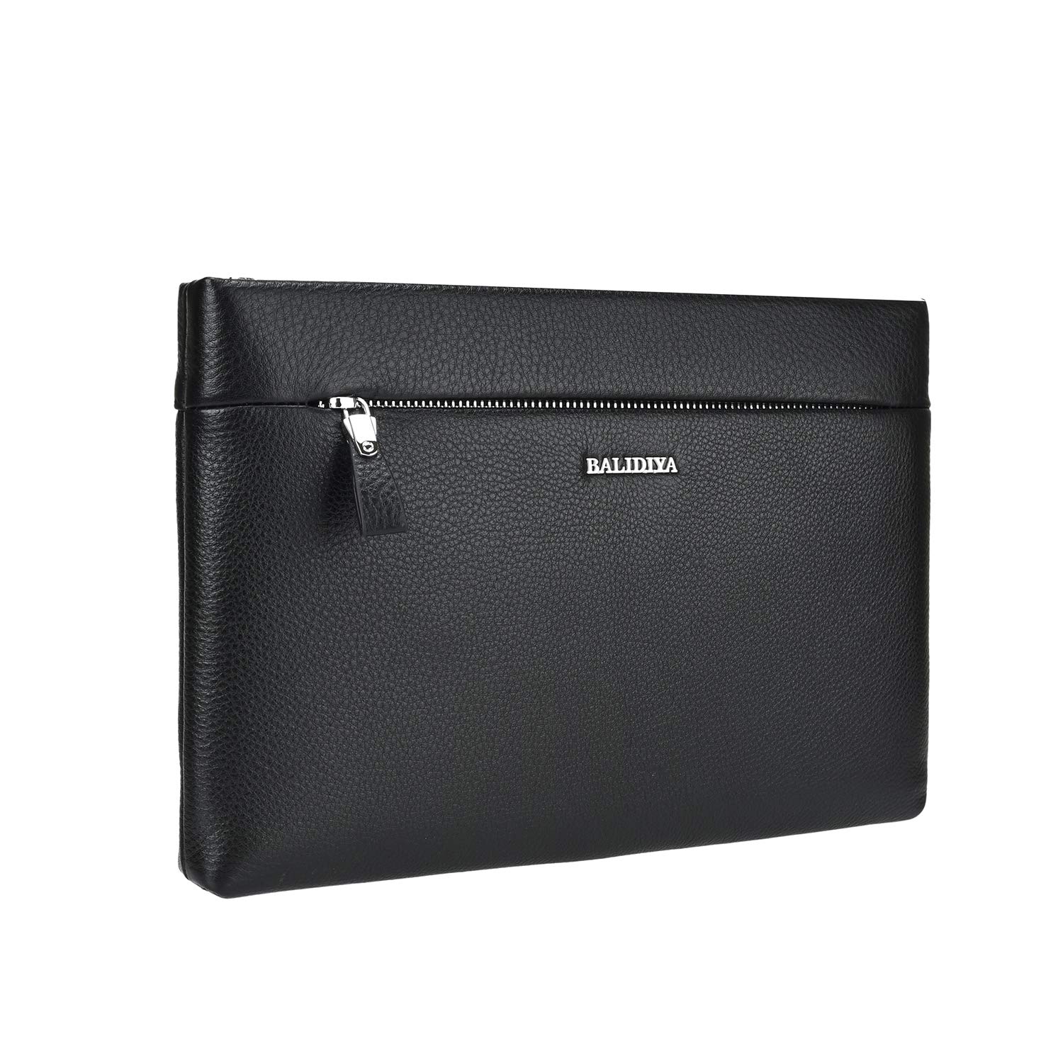 Genuine Leather Clutch Bag for Men - Business Large Purse Wrist Handbag Envelope Wallet - Perfect for Office, Travel & Formal Events