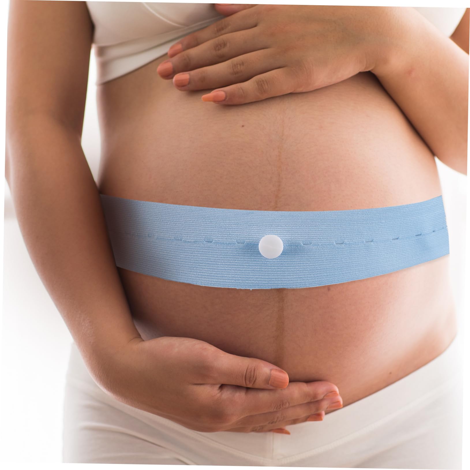 Hemoton 2-Pack Adjustable Fetal Heart Rate Monitor Belts - Soft Elastic Nylon Straps for Pregnancy Monitoring - Comfortable & Secure Fit for Expecting Moms (Perfect for Home Use & Doctor Visits)
