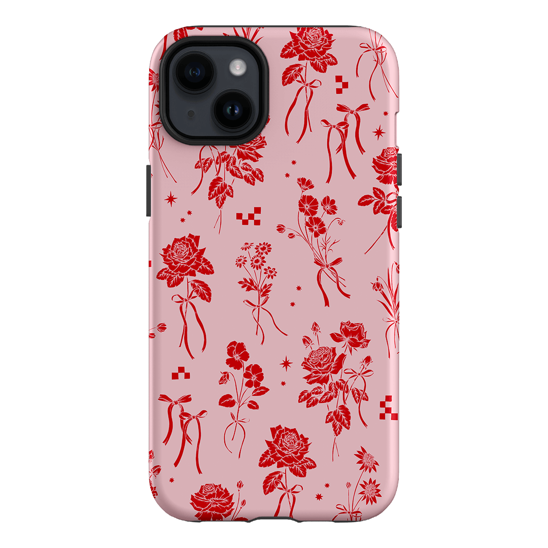 Elegant Petite Fleur Rose Bow Phone Case - Stylish & Protective Cover for iPhone & Samsung - Perfect for Everyday Use & Special Occasions