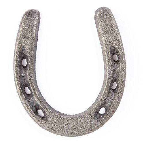 Handmade Decorative Cast Iron Horseshoe Set of 3 | Rustic Wall Decor for Home, Farmhouse, or Barn | Perfect for Weddings, Western Themed Parties & Cowboy Decor
