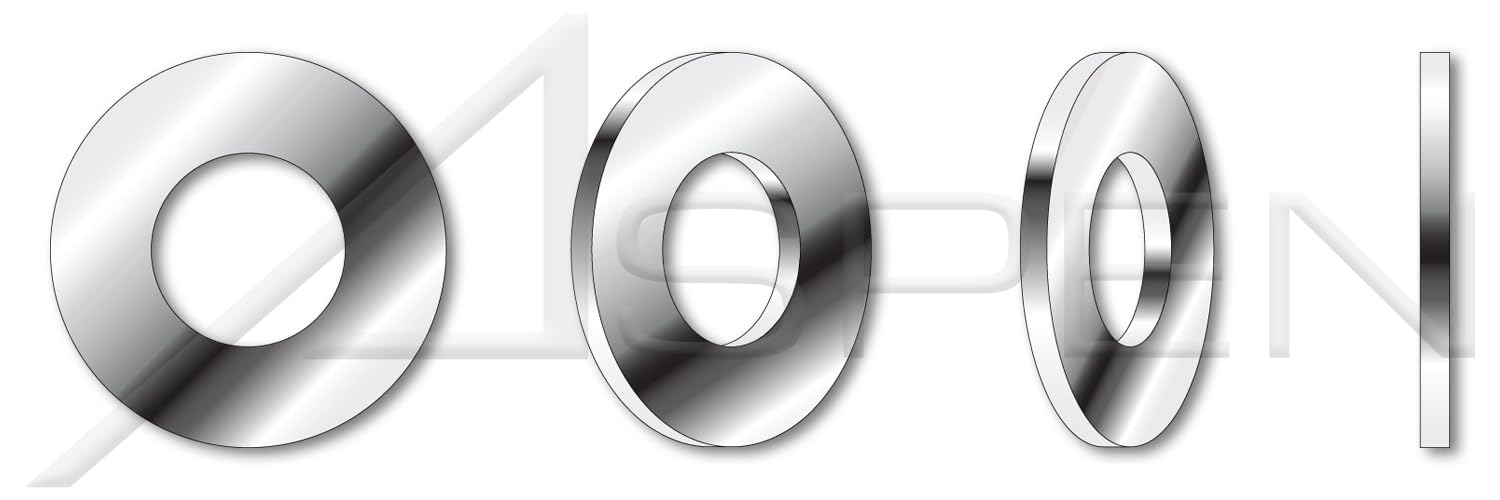 150 pcs A2 Stainless Steel Flat Washers - M27 DIN 1440/ISO 8738 Metric Clevis Pin Washers - Medium Finish for Industrial Machinery, Automotive & Construction Applications