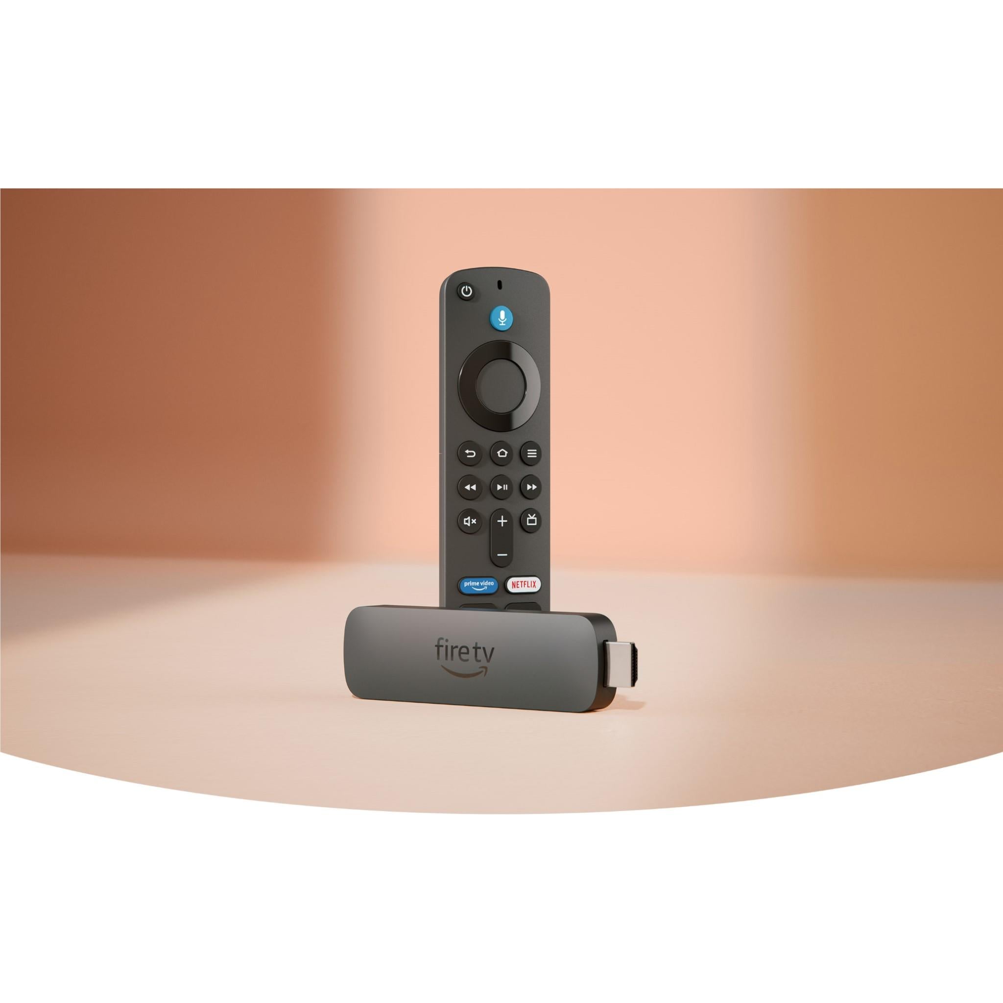 Amazon Fire TV Stick 4K Streaming Device (2024 Latest Model) - Watch Movies, Live TV & Sports in Ultra HD | Works with Alexa Voice Remote
