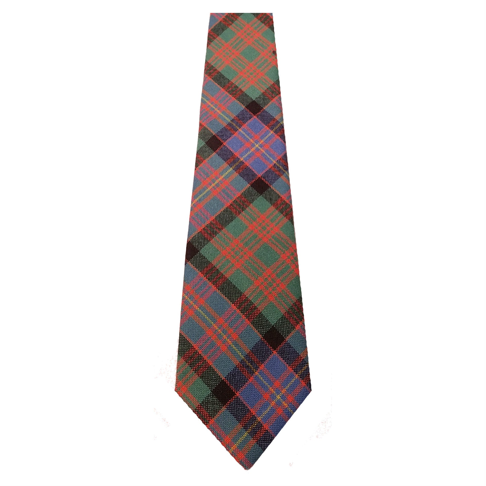 Premium Wool Tartan Neckties for Men - 27 Classic Ancient Color Patterns - Perfect for Weddings, Business Meetings & Formal Events