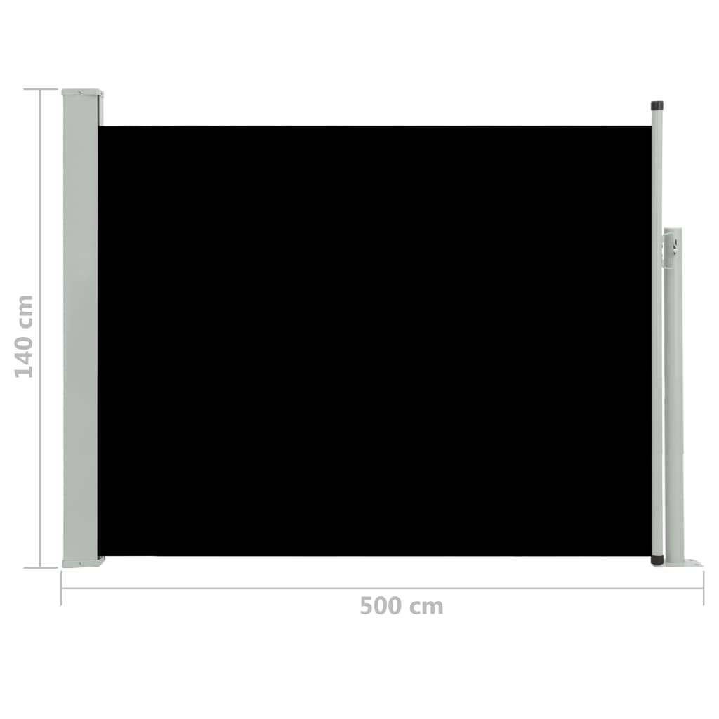 Retractable Patio Side Awning - 55.1