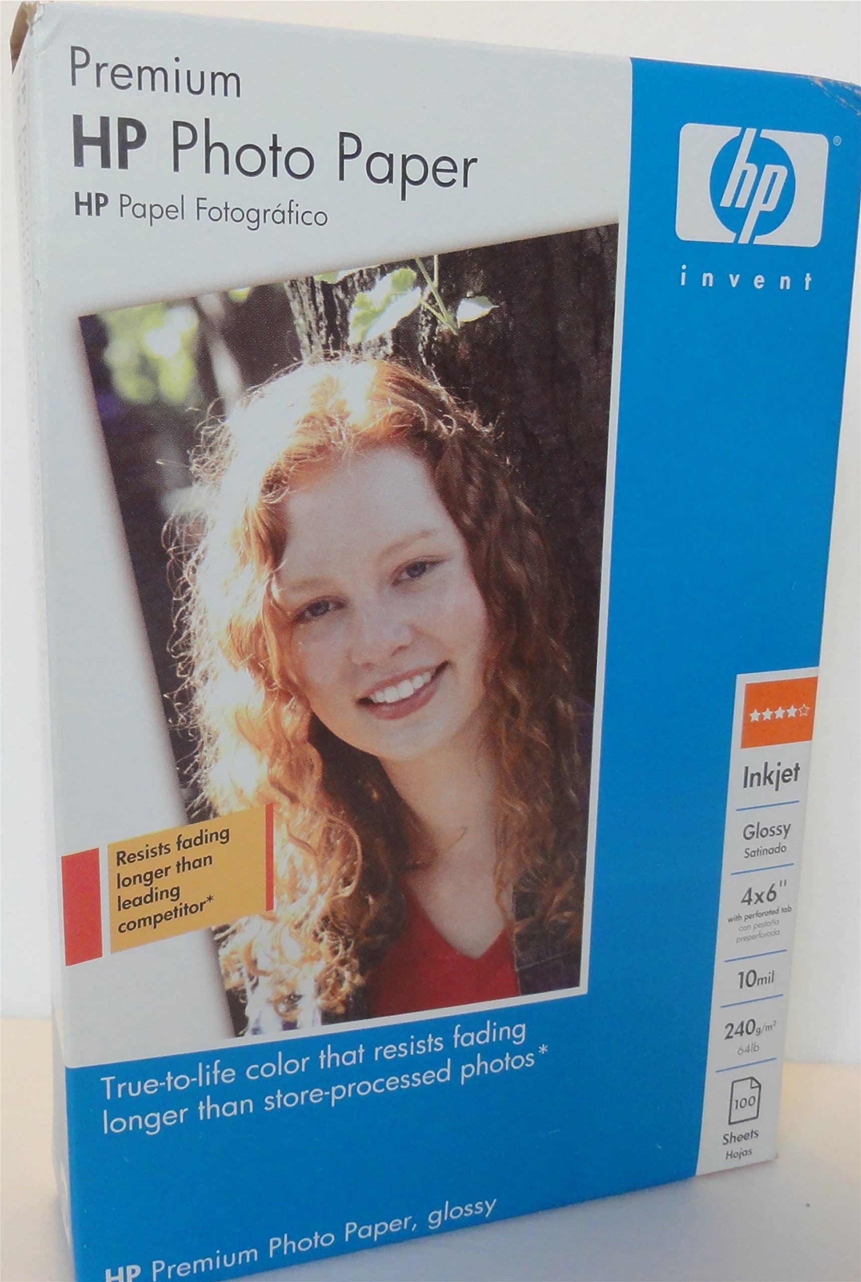 HP Premium Photo Paper - High-Quality Glossy Inkjet Paper for Vibrant Prints - Perfect for Photos, Artwork, and Professional Presentations