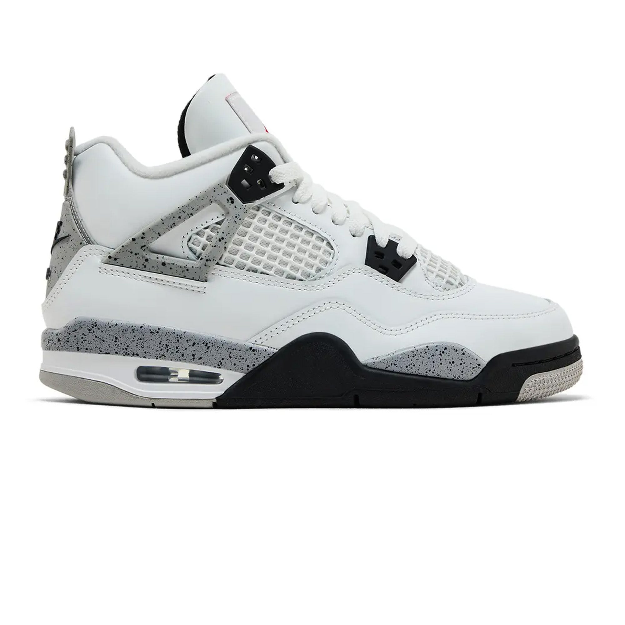 Air Jordan 4 Retro White Cement GS Sneakers (2025 Release) - Men's Basketball Shoes for Streetwear & Casual Style