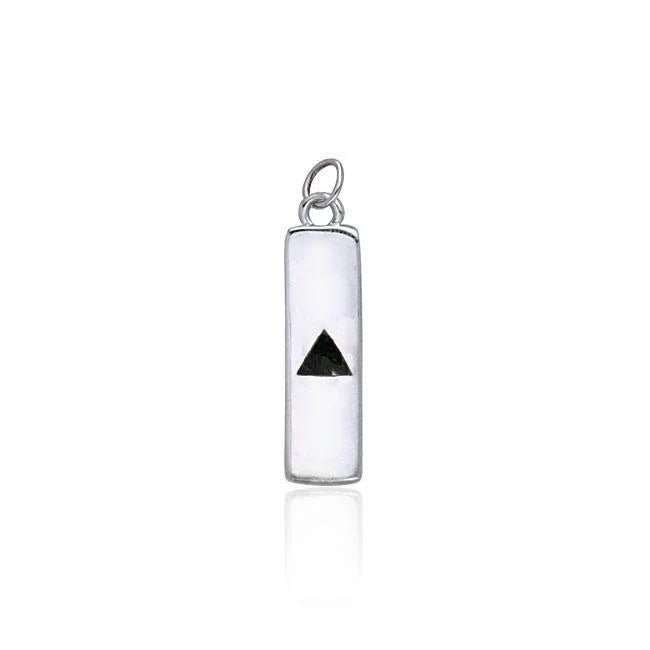 Power Triangle Silver AA Charm Pendant - Spiritual Jewelry for Protection & Good Luck - Perfect for Necklaces, Bracelets & Gift Giving